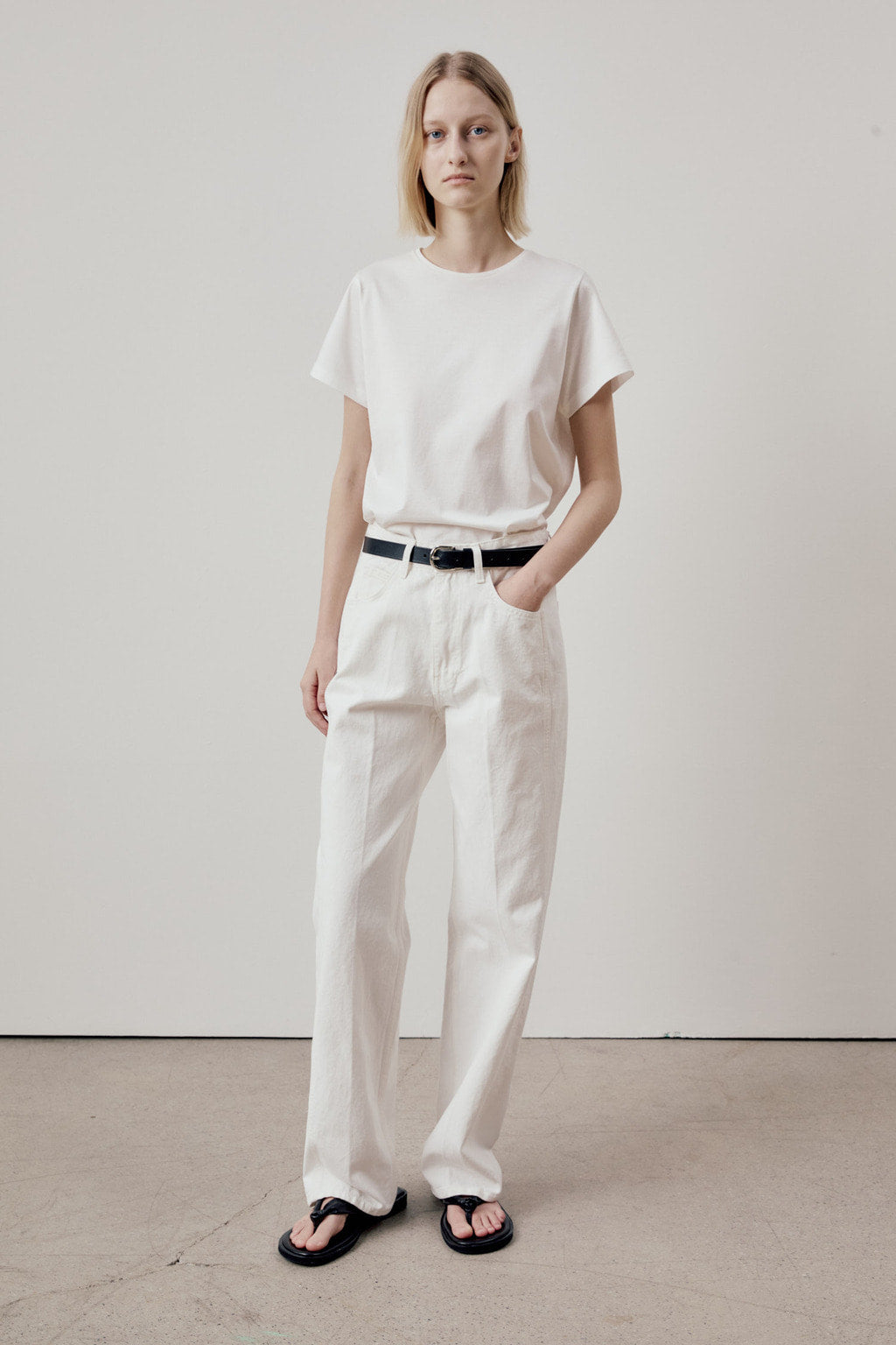 Facade Pattern Classic Denim clean white