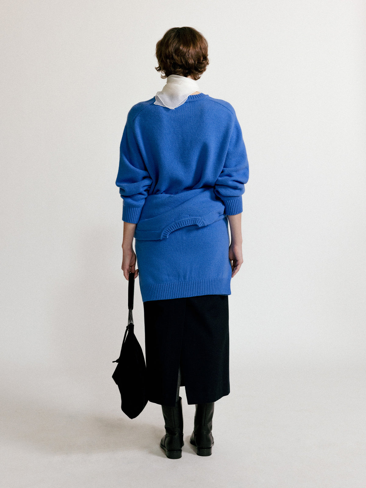 Nothing Written Jude round pullover (Blue)