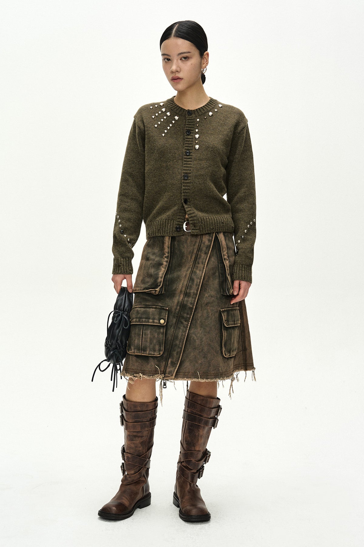 Andersson Bell Roghen Studded Cardigan