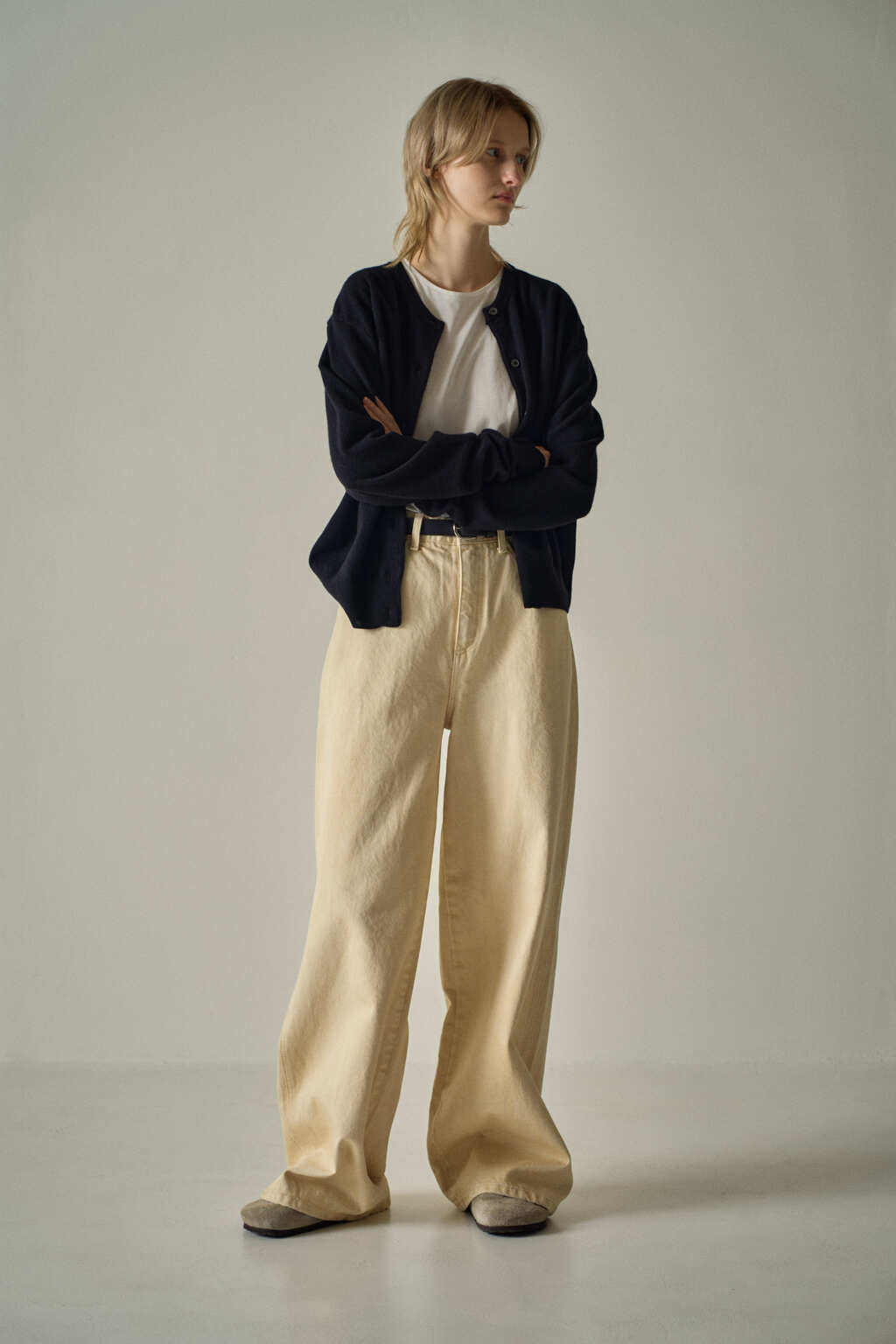 Facade Pattern Cashmere Essential Cardigan black