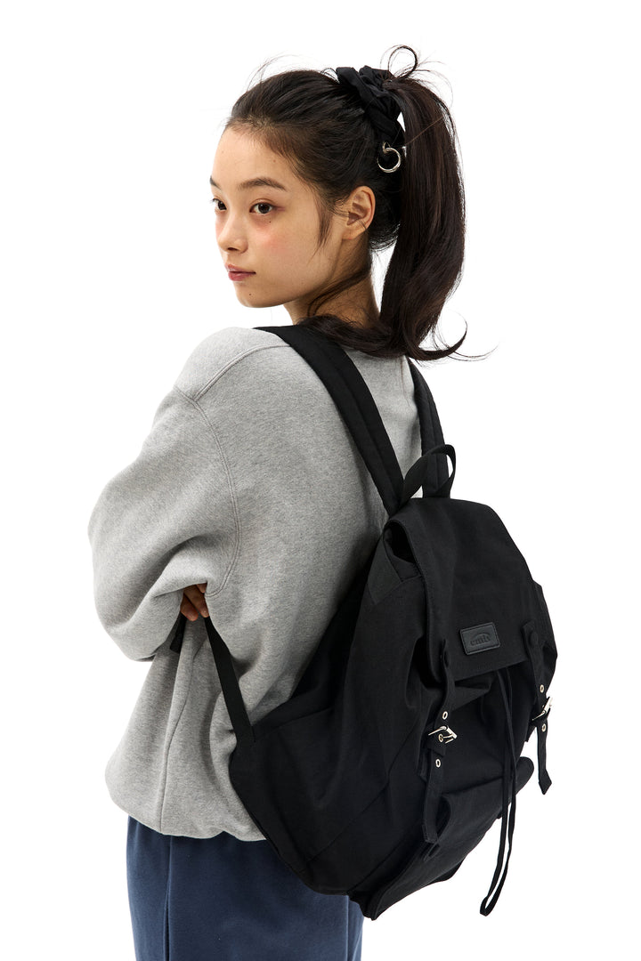 Emis Oxford Cargo Backpack-Black