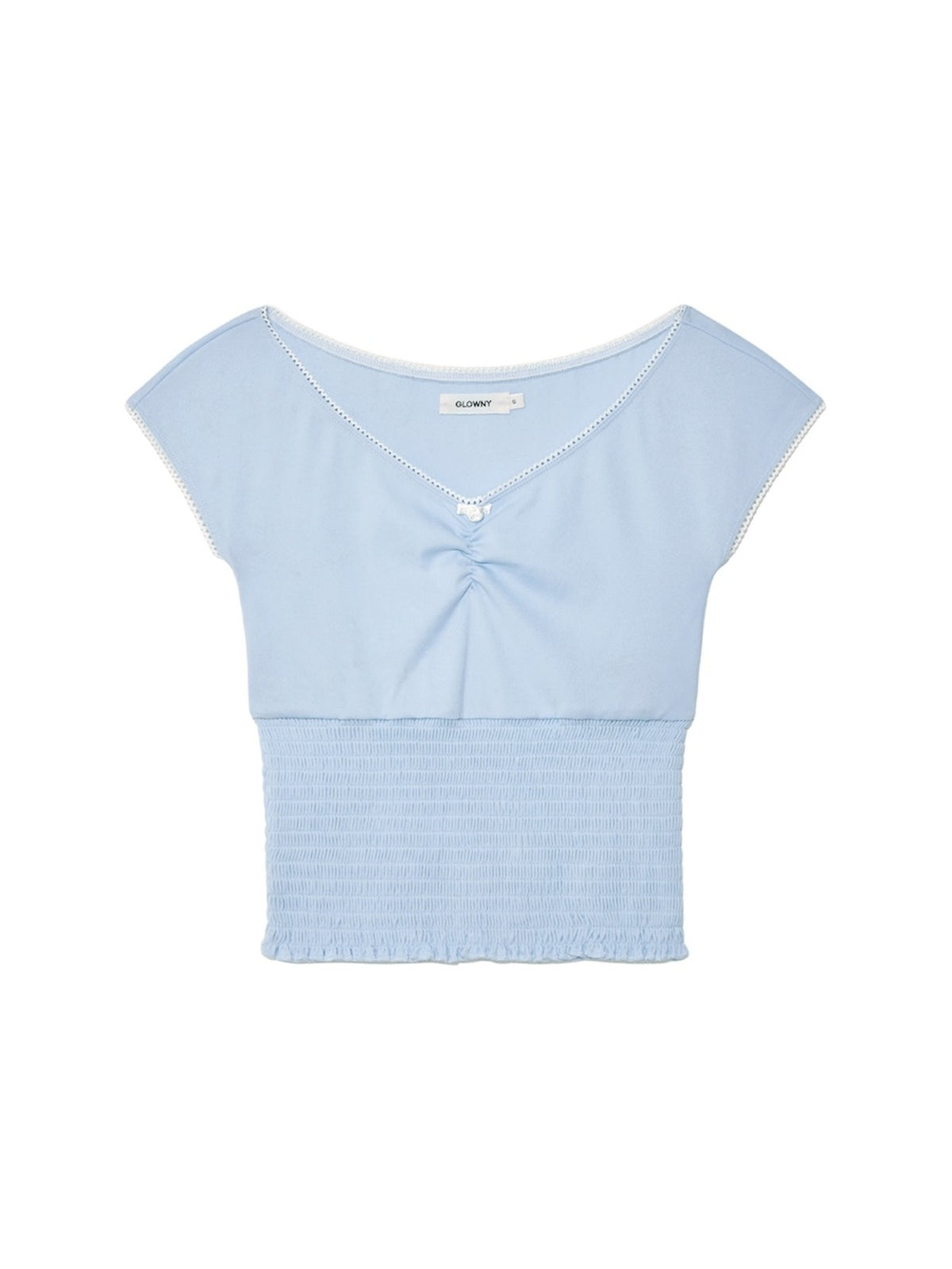 GLOWNY Peekaboo Smoke Tee (Baby Blue)