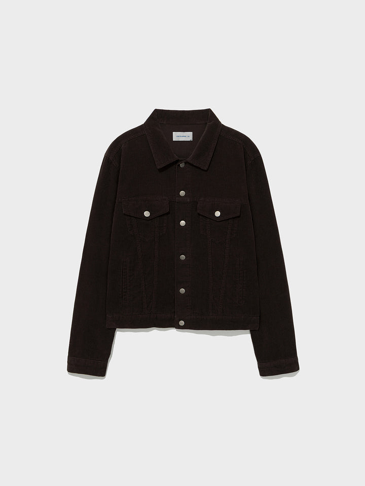 Low Classic Corduroy Trucker Jacket Brown