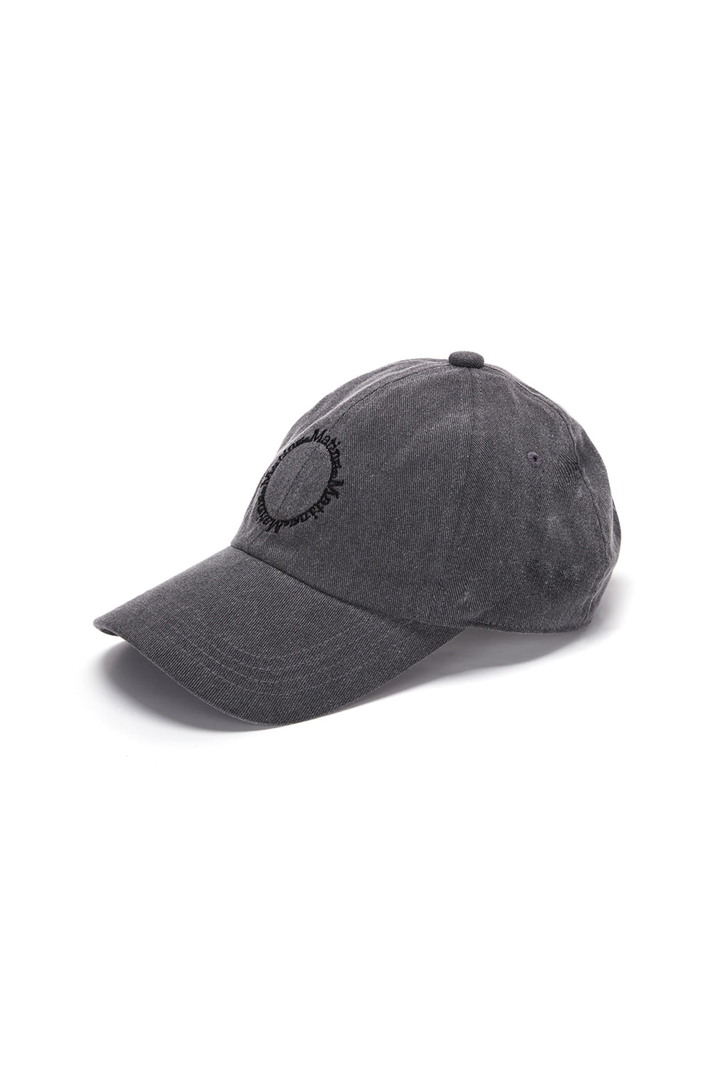 [matinkim] MACARON LOGO BALL CAP IN CHARCOAL