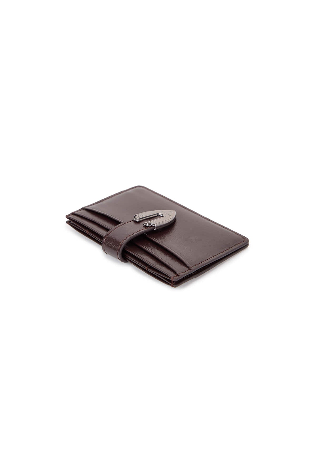 Matinkim Matin Kim Western Buckle Card Wallet IN Brown