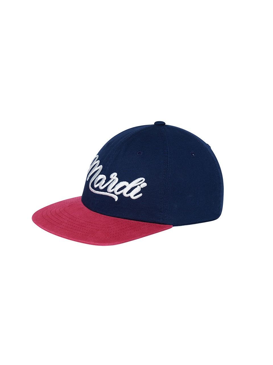 CAP MARDI VINTAGE LOGO TWO TONE_NAVY RED