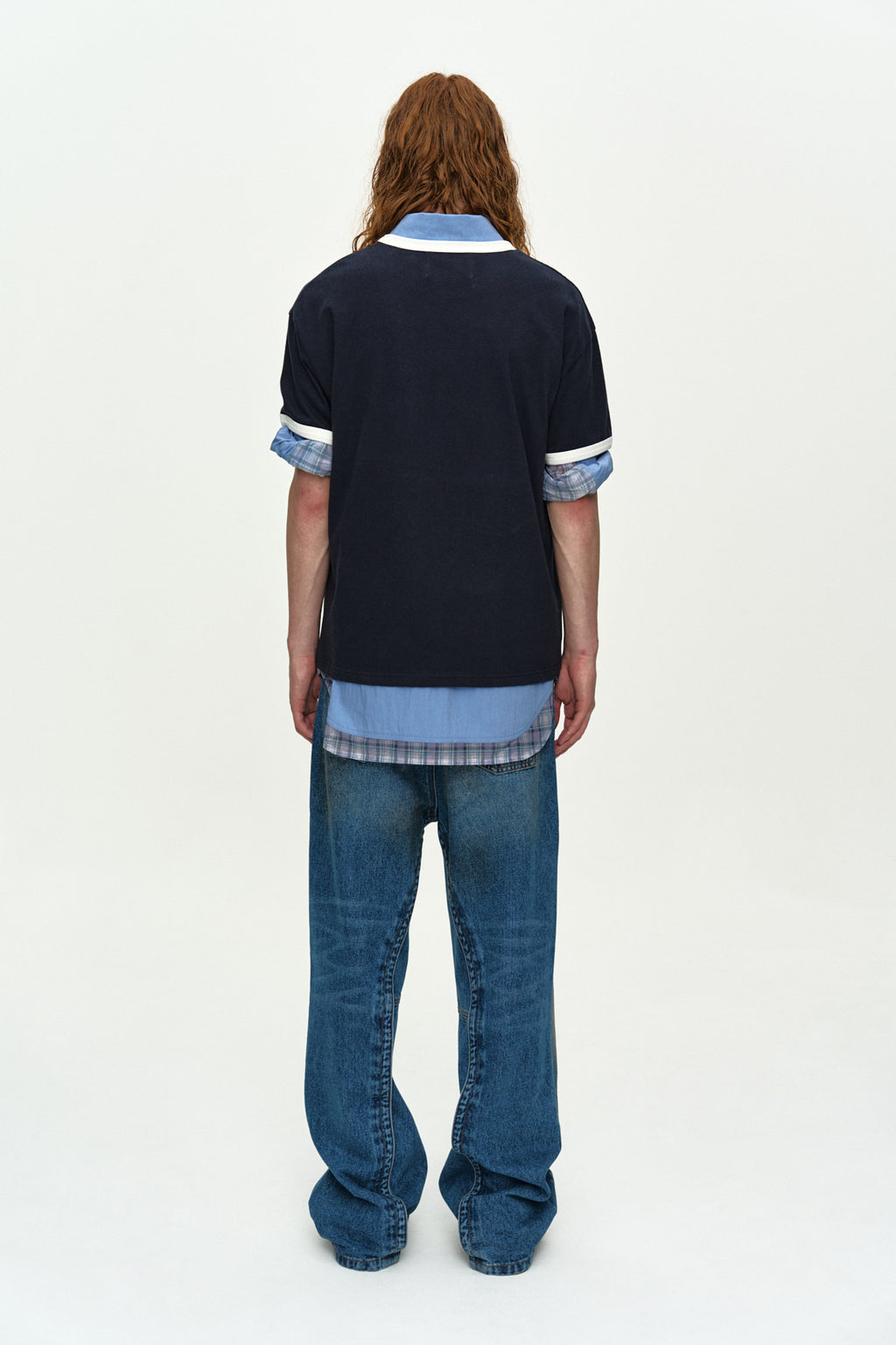 Andersson Bell Unisex Layered Wide-Leg Jeans