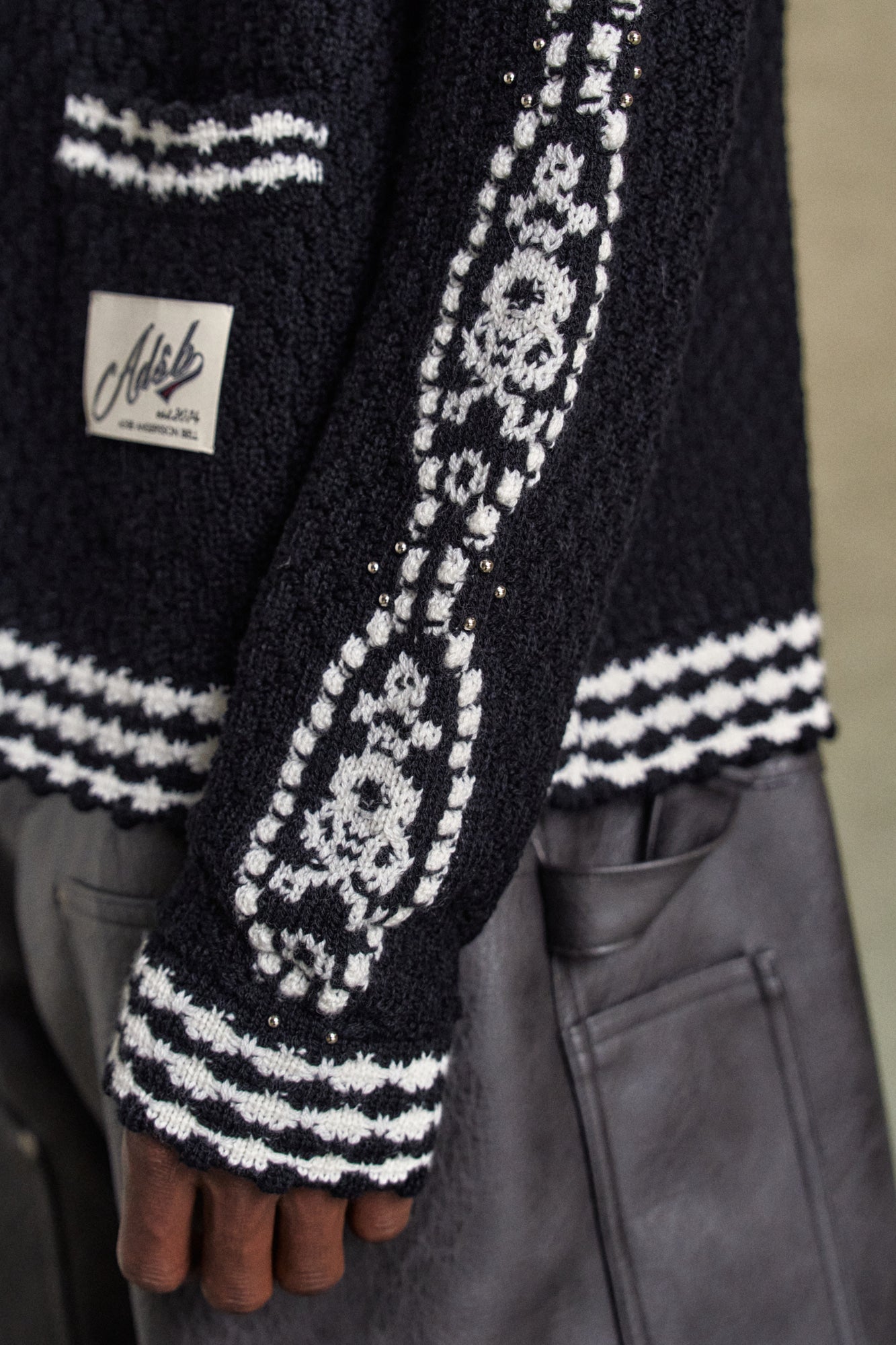 Andersson Bell Fantasia Round-Neck Cardigan