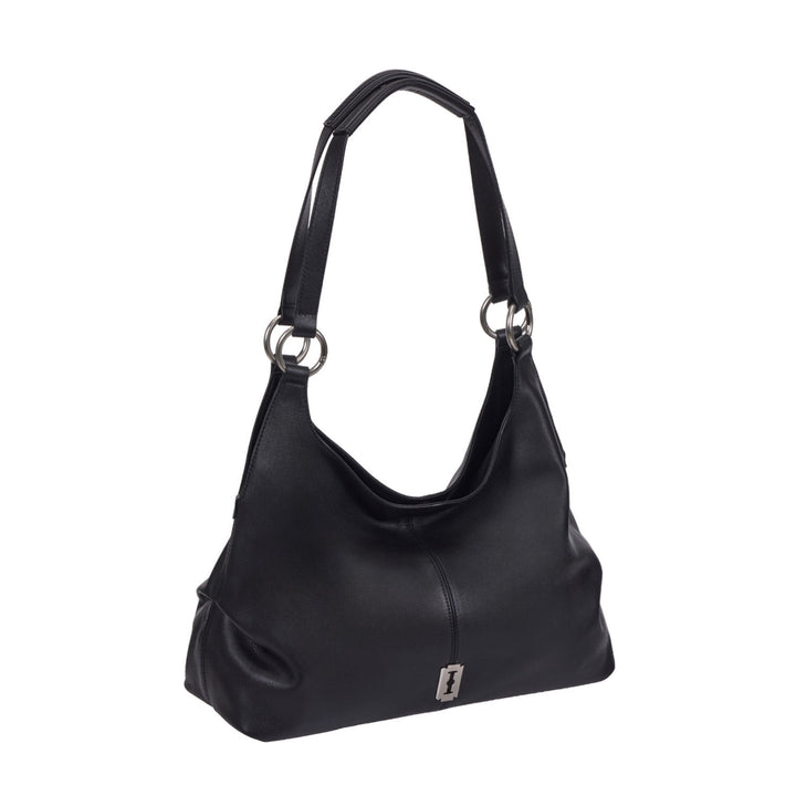Vunque Halfmoon Attache Two Handle Shoulder Black