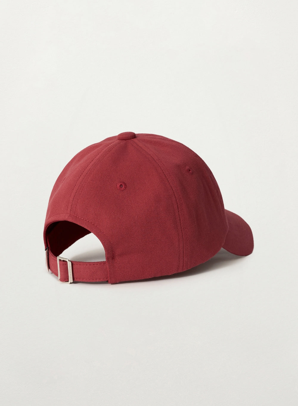 [satur] S Logo Vintage Casual Ball Cap - Red