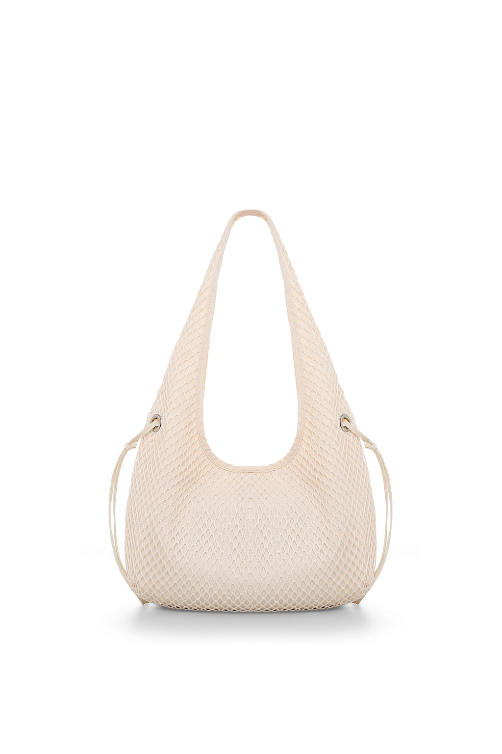 Matinkim Side Strap Mesh Mini Tote Bag IN Ivory