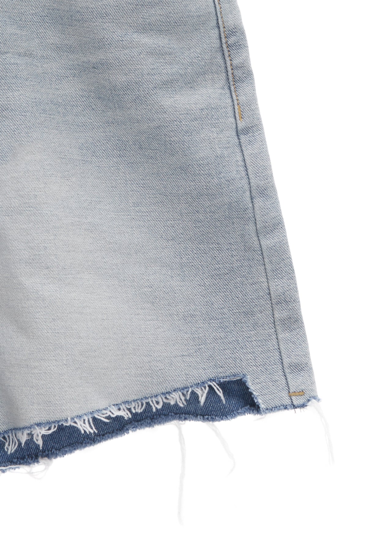 Matinkim Cut Out Point Denim Shorts IN Sky