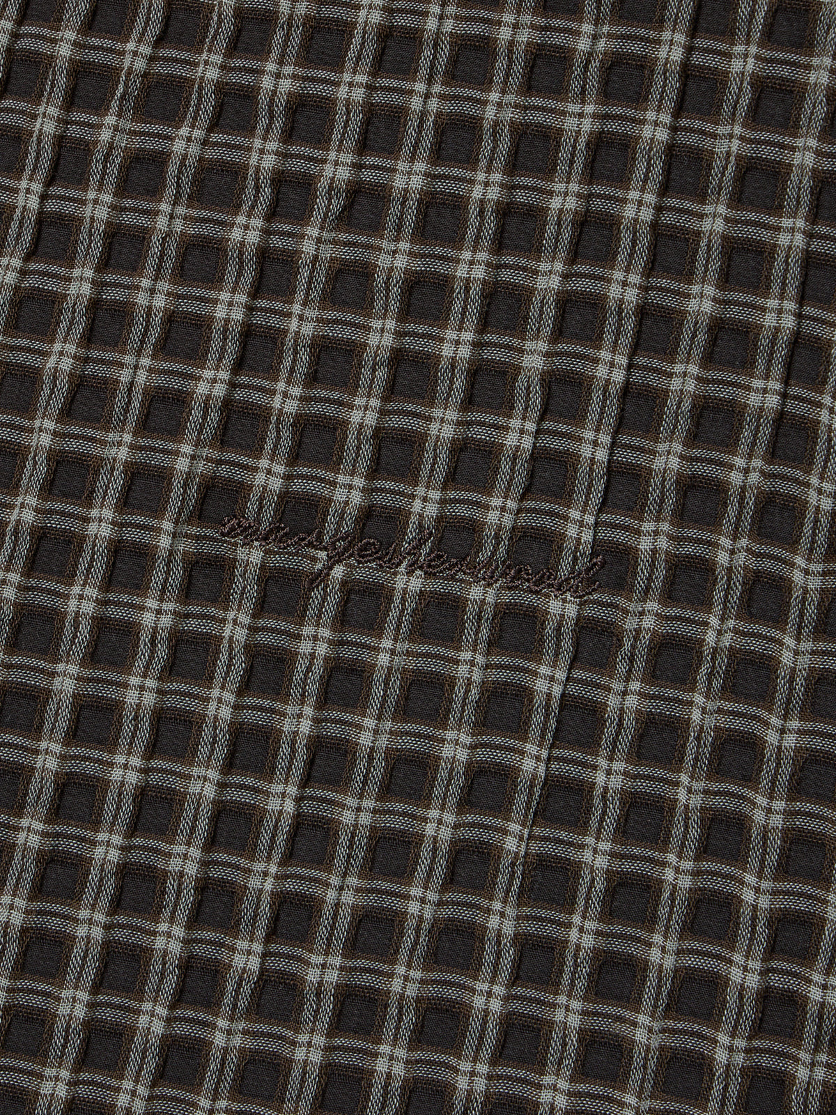 Margesherwood Slim Lined Check Shirt brown