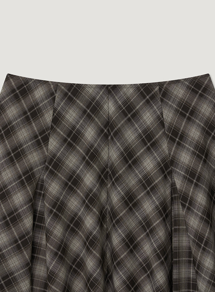 Mango Maniplease Dindee Flare Skirt Brown