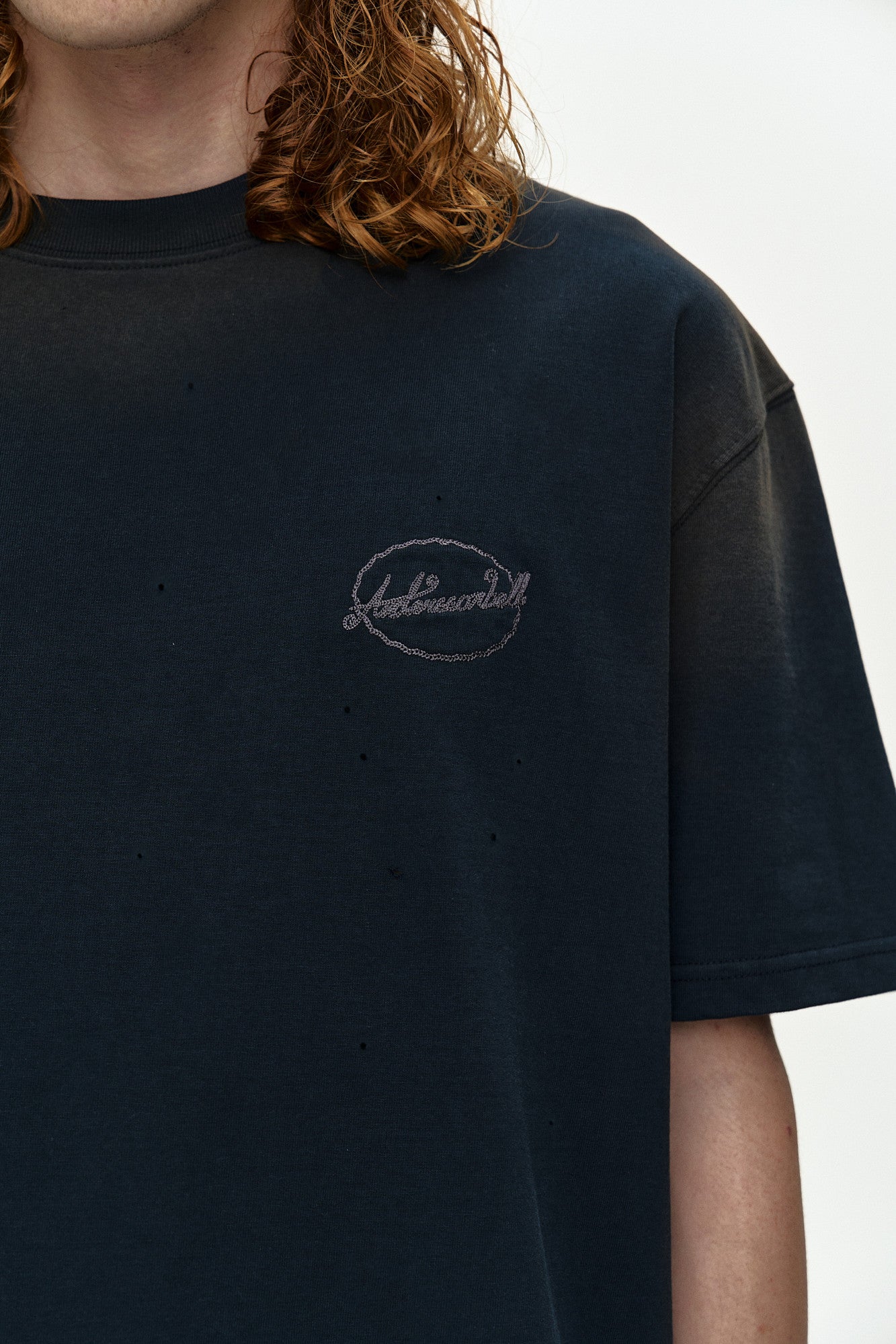 Andersson Bell Gradient Damage Washed T-Shirt