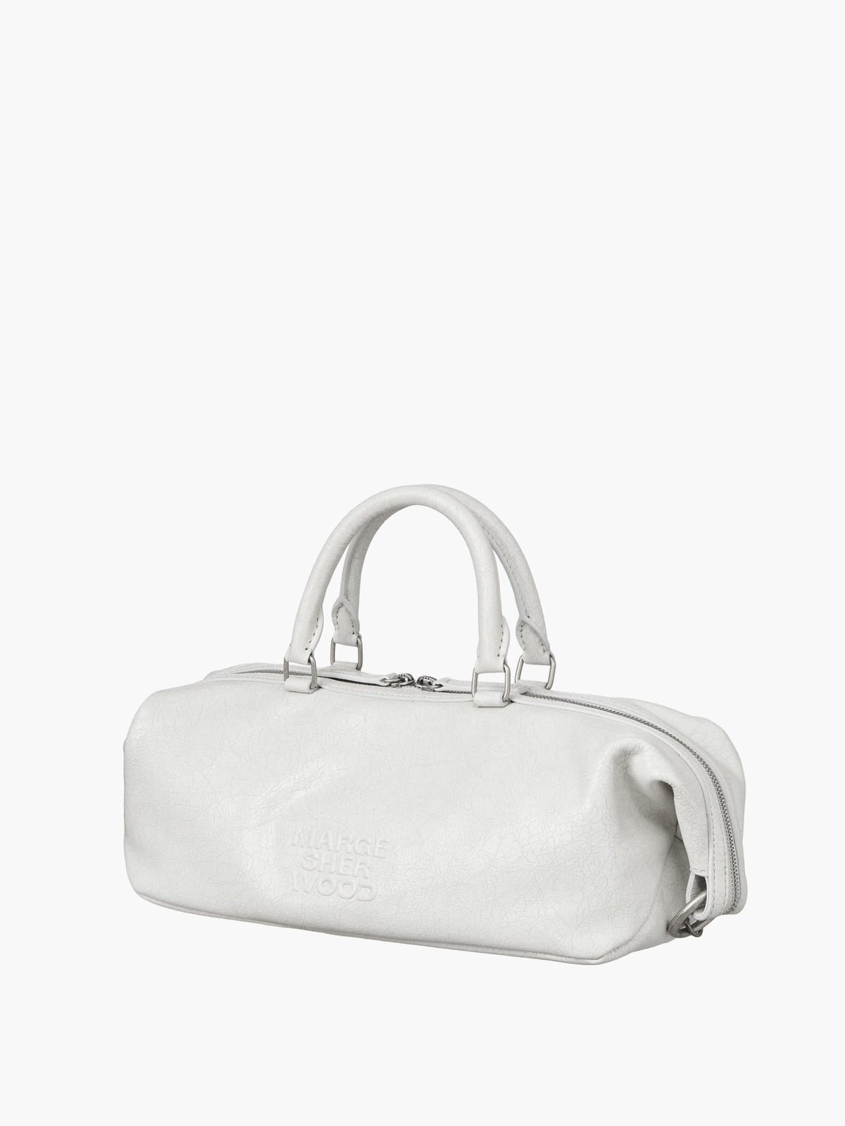 Margesherwood Dumpling EW Tote off white cracked