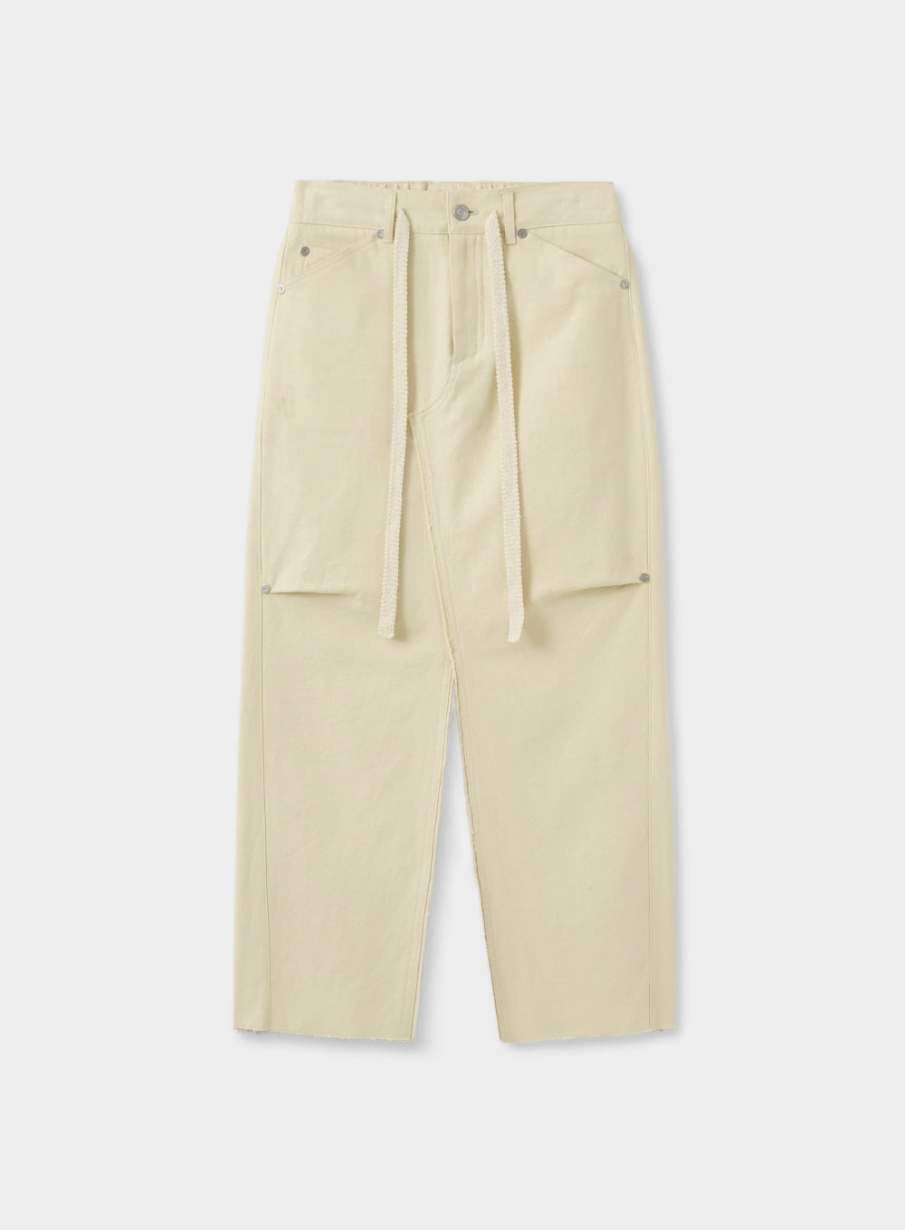 [satur] Ower Deep Slit Maxi Skirt - Cotton Cream