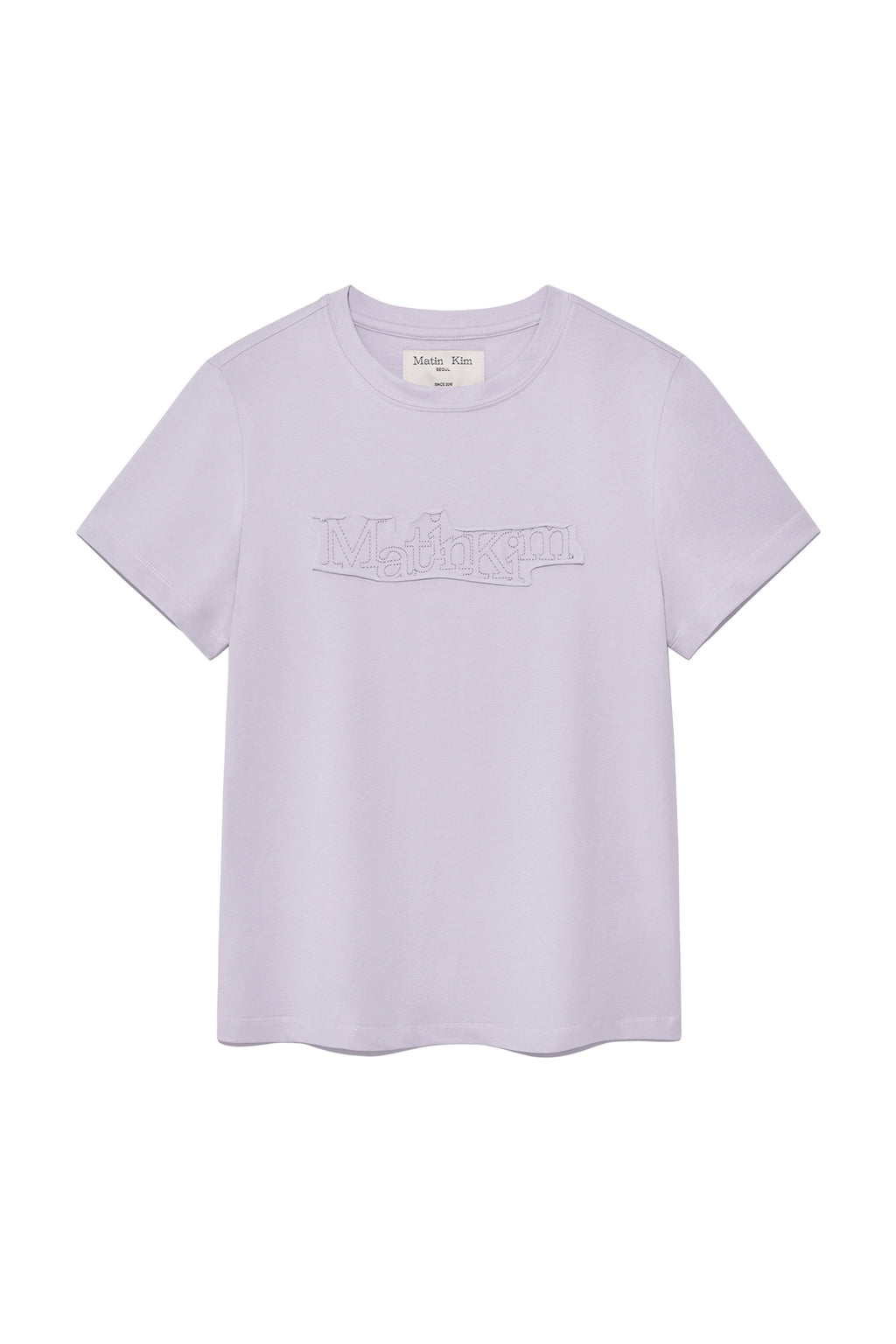 Matinkim Applique Logo Patch Top IN Lilac