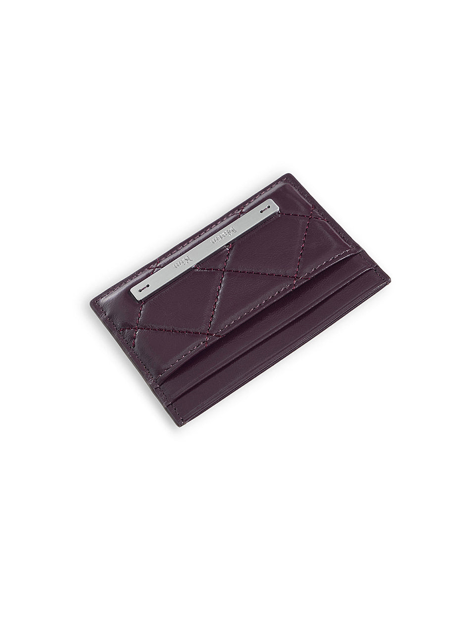 Matinkim Puff Quilt Card Wallet IN Wine