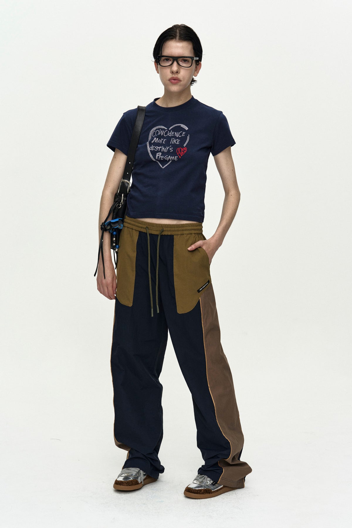 Andersson Bell Unisex Color Block Nylon Track Pants