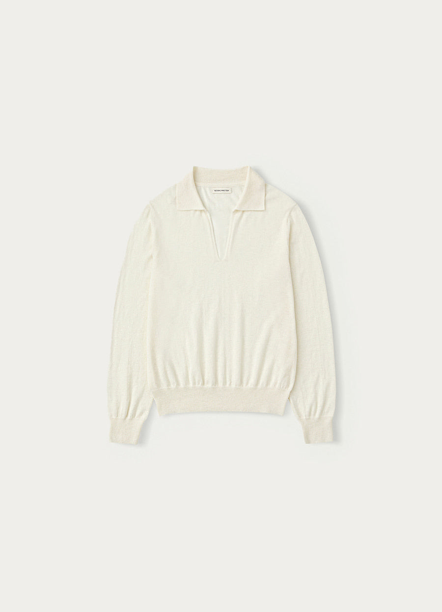 Nothing Written Vera collar knit (Milk ivory) (Pre-order, ships from Oct 26)