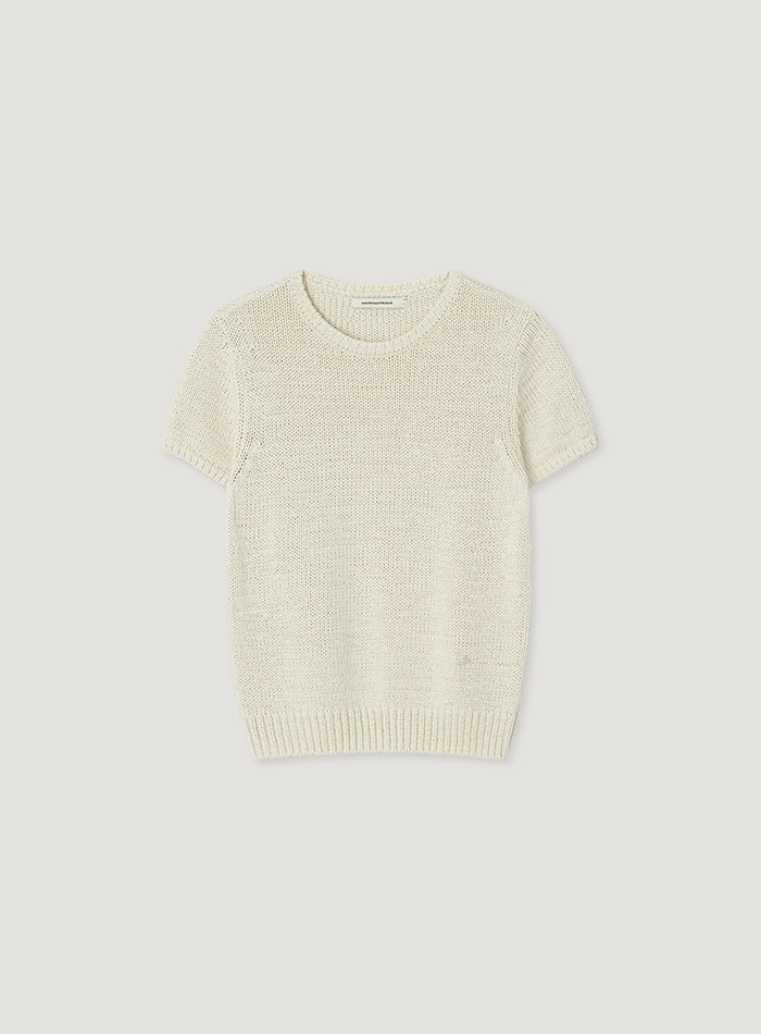 Mango Maniplease Majo Cotton Knit Natural