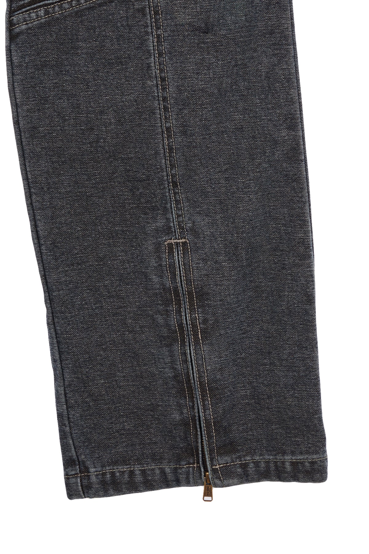 [matinkim] VINTAGE BIKER DENIM PANTS IN BLUE