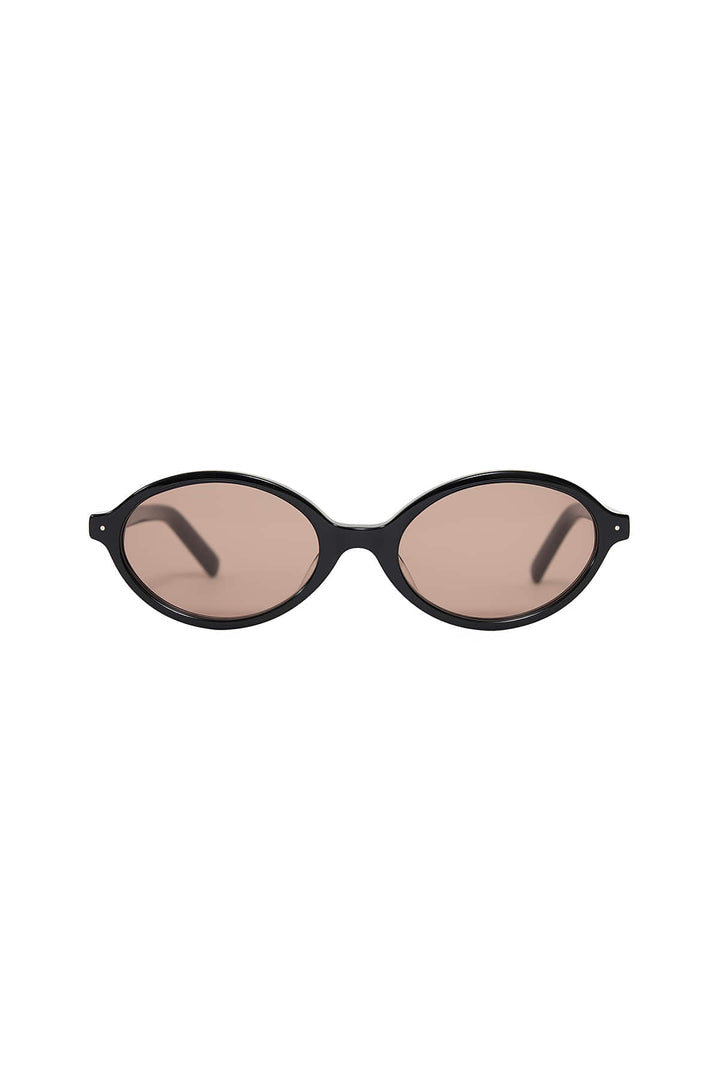 Matinkim Matin Narrow Round Sunglasses IN Brown