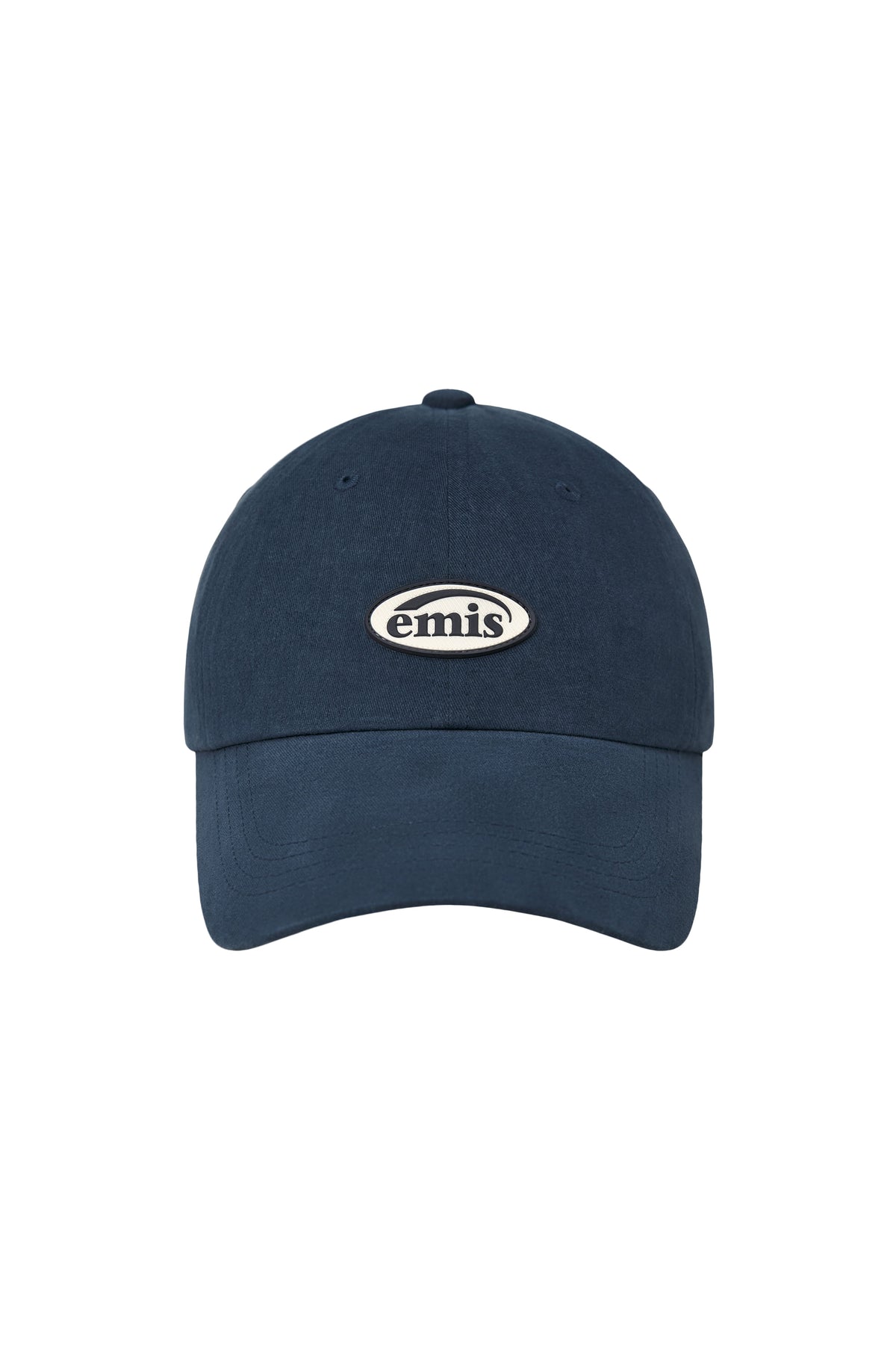 EMIS Mini Rubber Patch Brushed Ball Cap-Navy