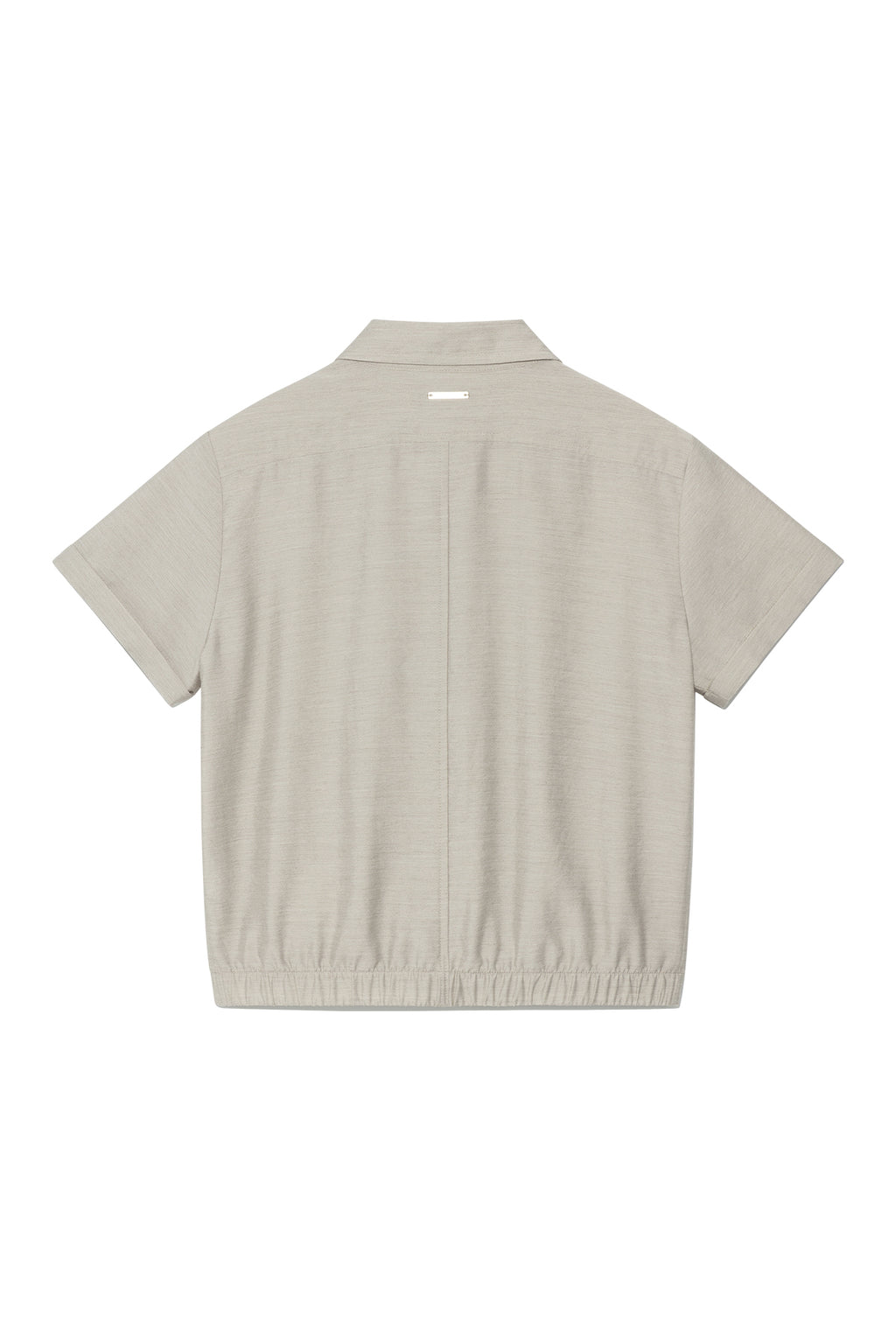 Matinkim Half Sleeve Light Blouson IN Beige