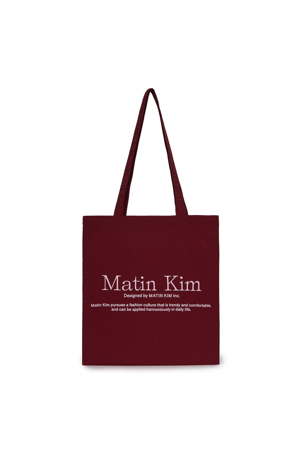 [matinkim] Matin Palette Ecobag IN Burgundy