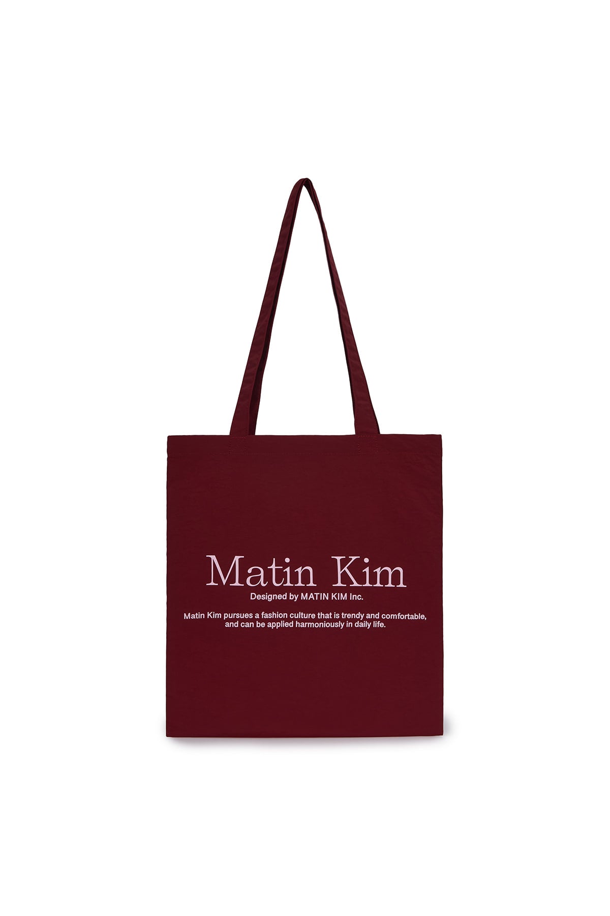 [matinkim] Matin Palette Ecobag IN Burgundy