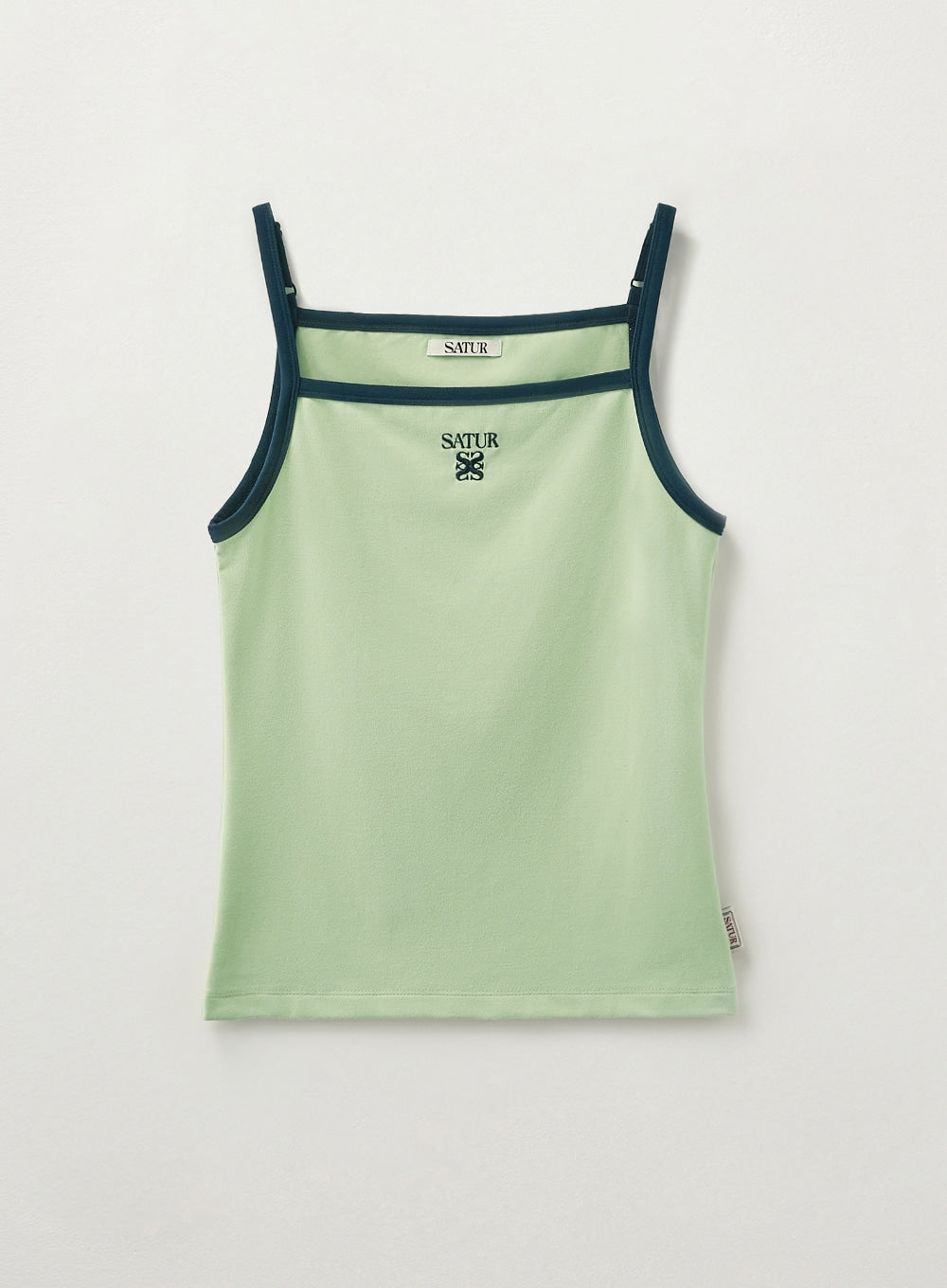 [satur] (W) Apero Logo Solid Sleeveless Top - Mint