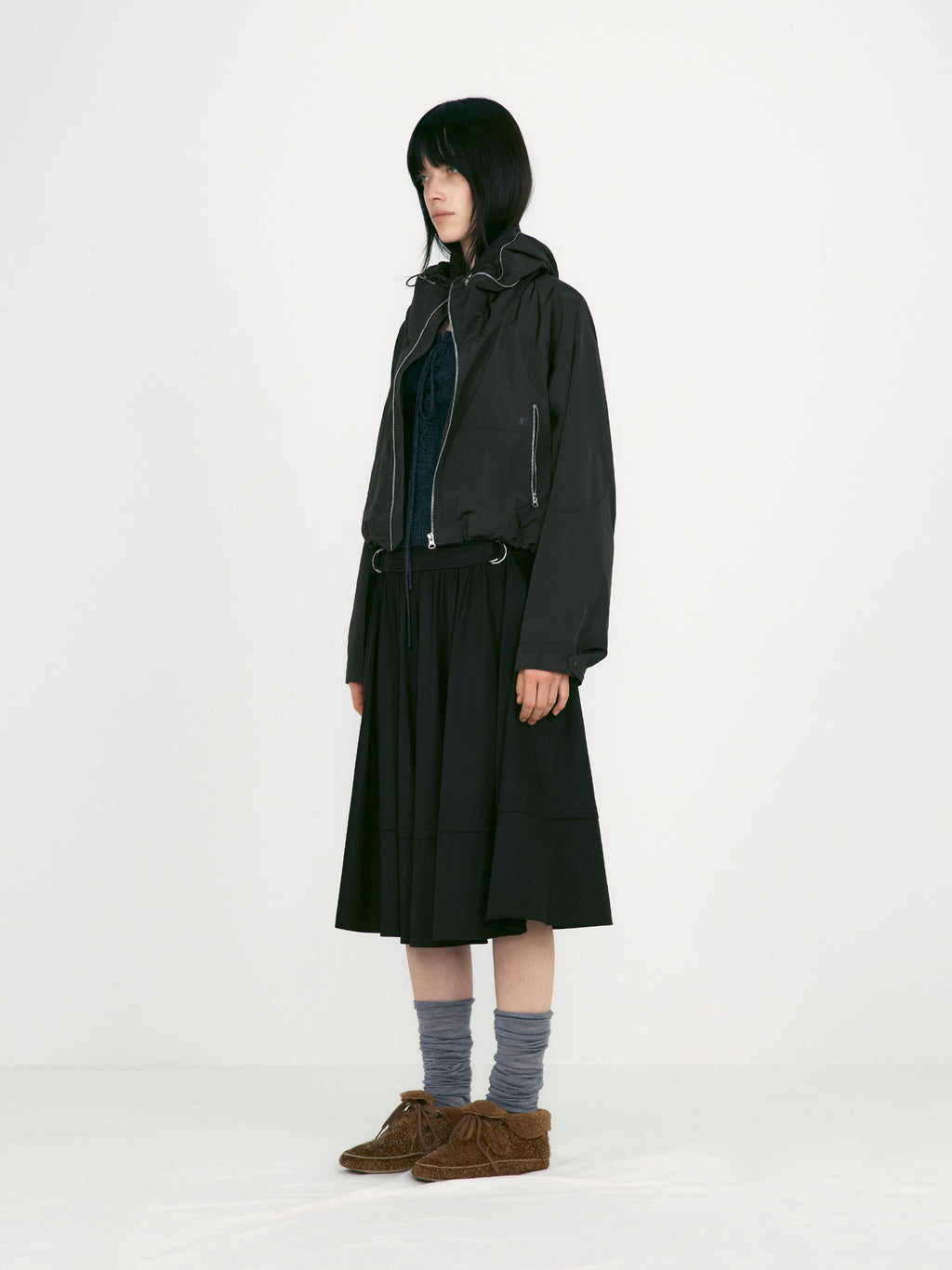 [low_classic] Lace Up Knitted Vest
Solid Charcoal