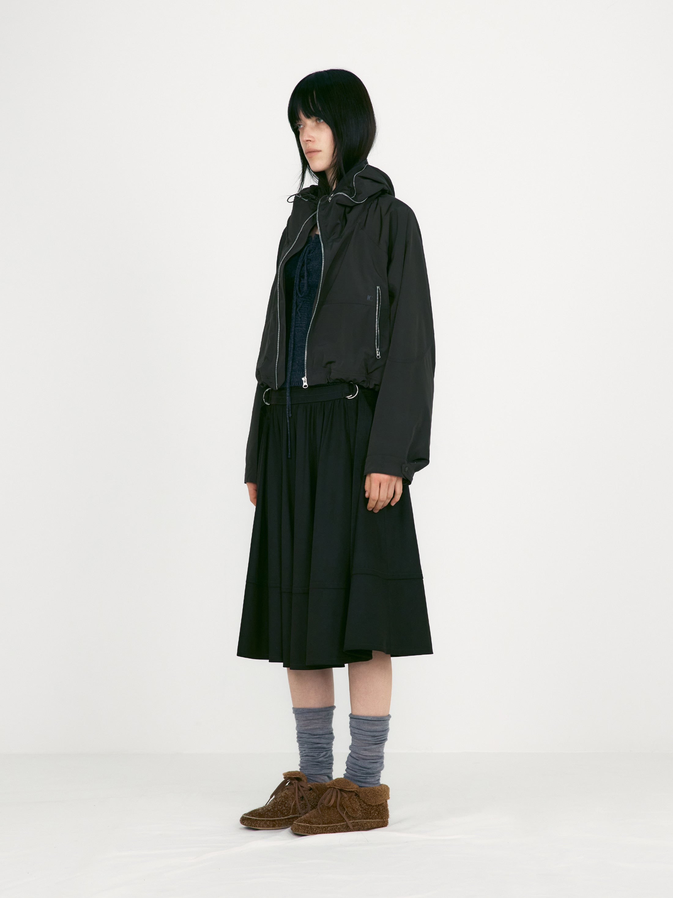 [low_classic] Lace Up Knitted Vest
Solid Charcoal