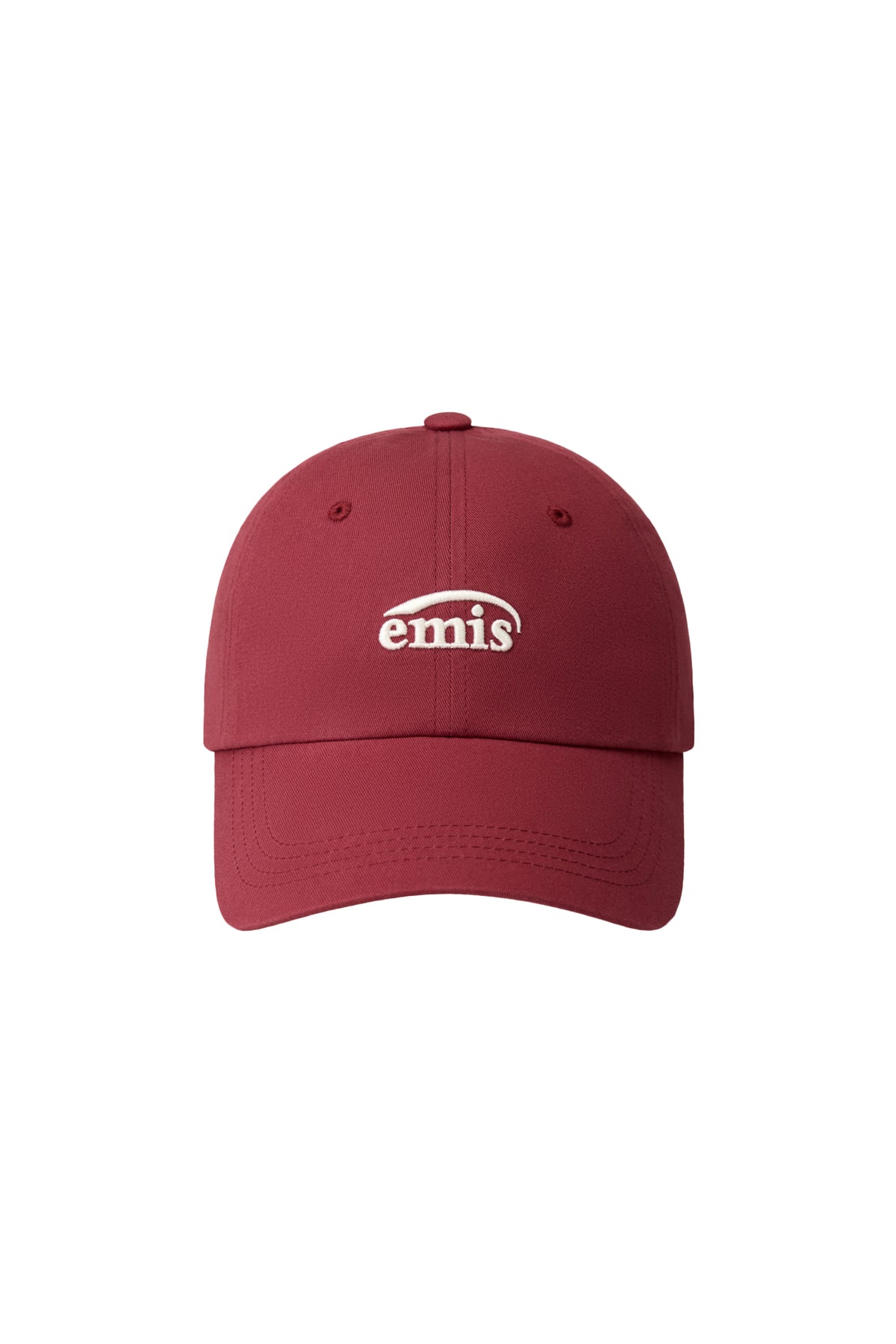 Emis Small Logo Ball Cap-Red