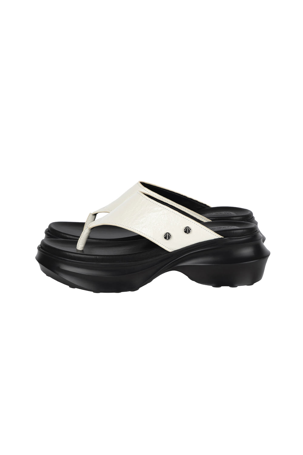 Treemingbird Flatform Minimal Flip Flops White