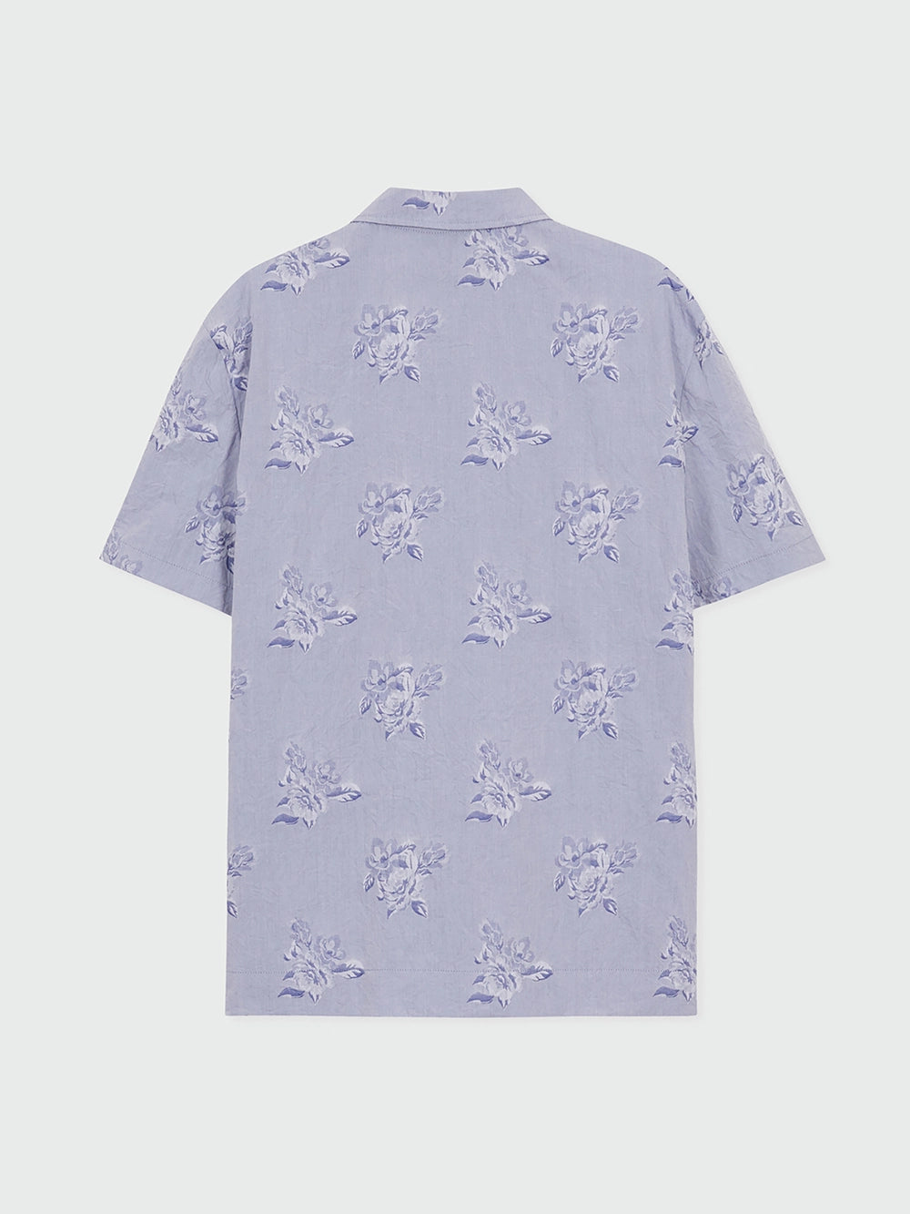 EENK (Unisex) Floral Short Sleeve Shirt - Lavender