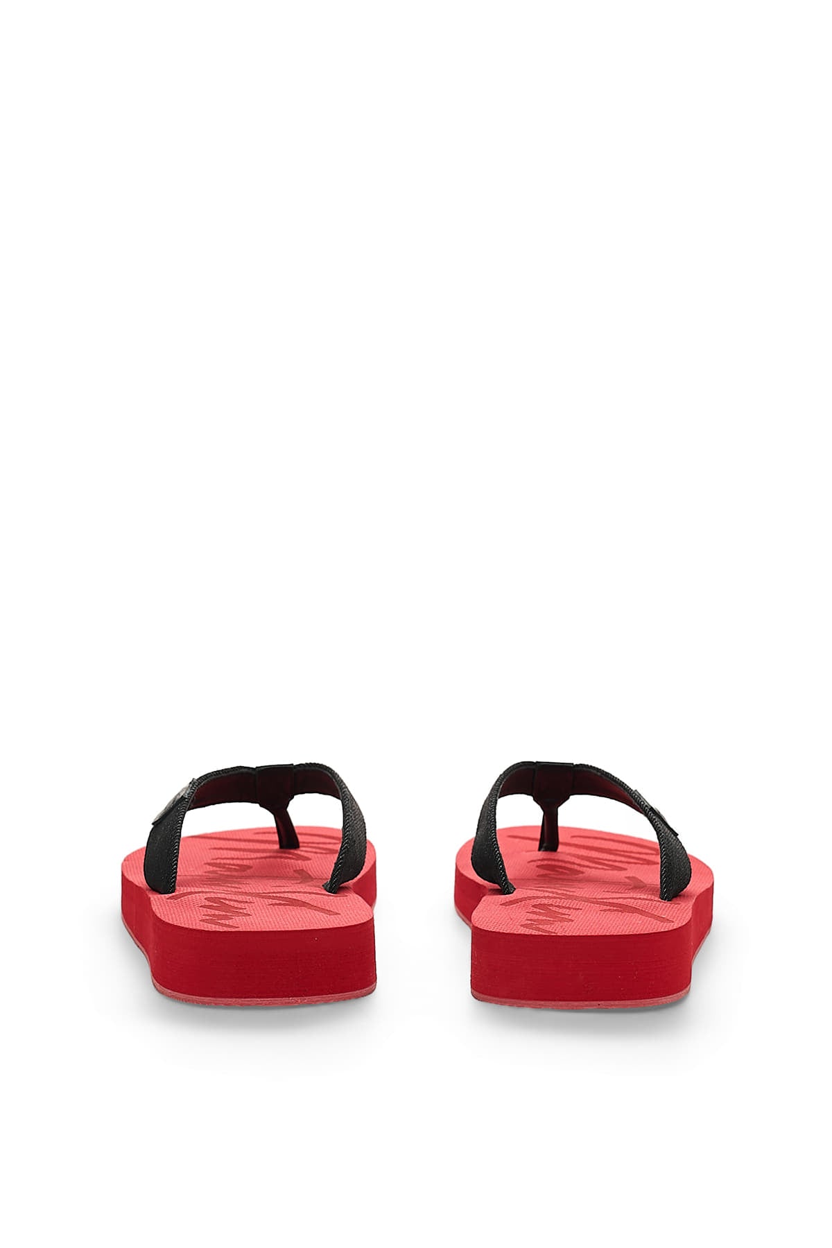Matinkim Matin Denim Loop Flip Flop IN Red