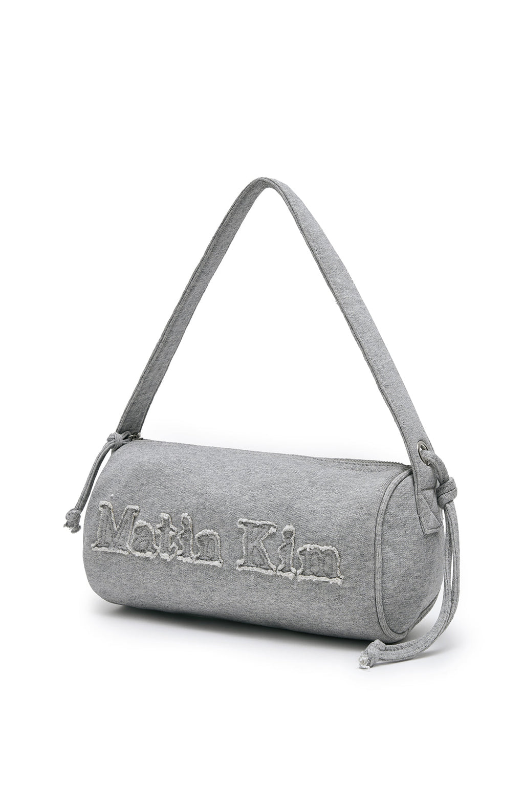 Matinkim Applique Logo Jersey Duffle Bag IN Grey