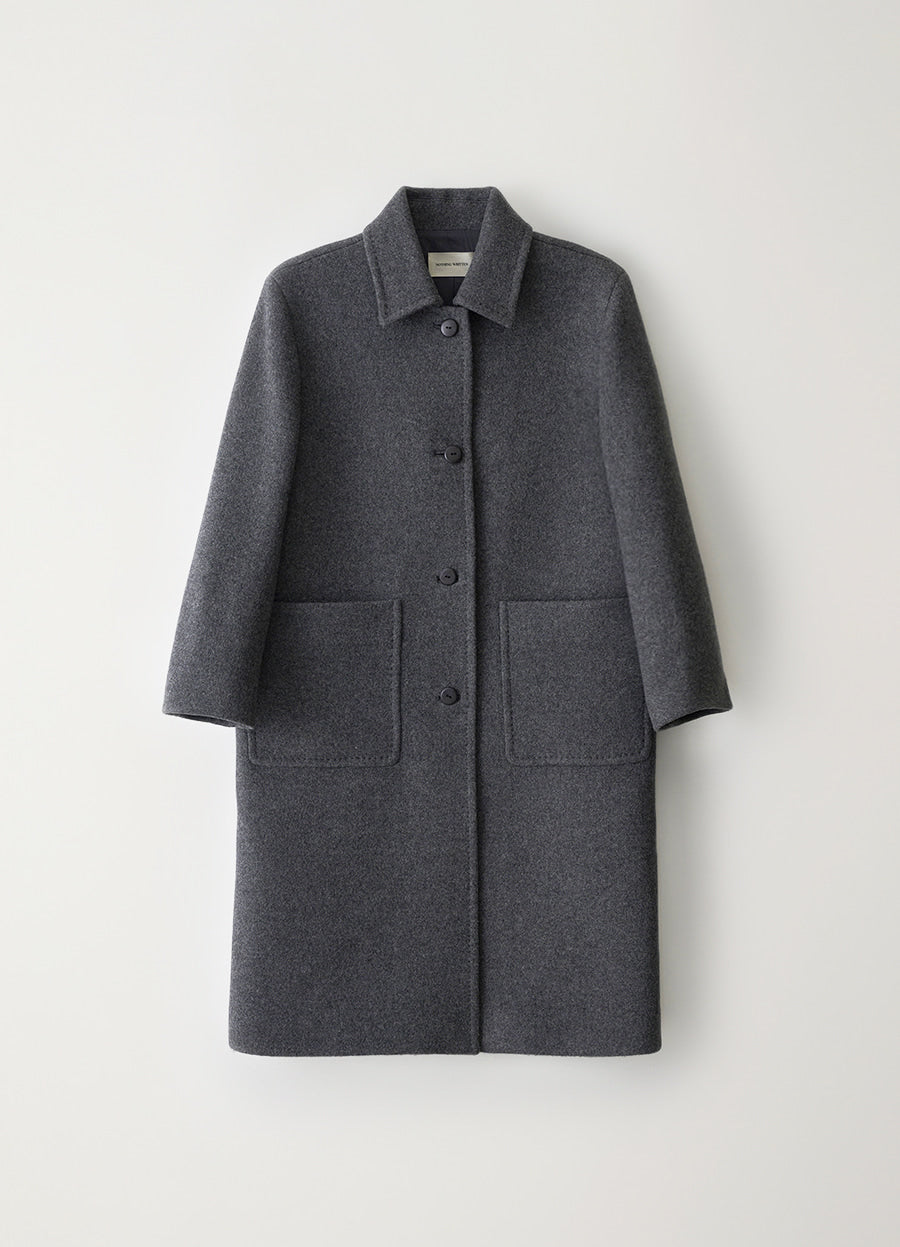 Nothing Written Rohmer long wool coat (Dark gray)