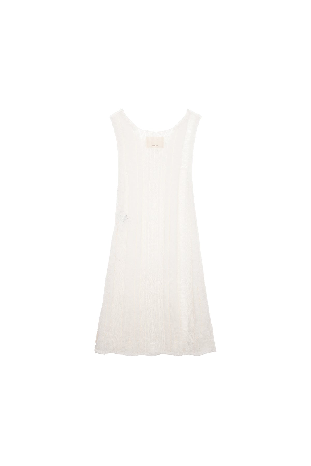 Matinkim Stripe Chunky Knit Dress IN Ivory