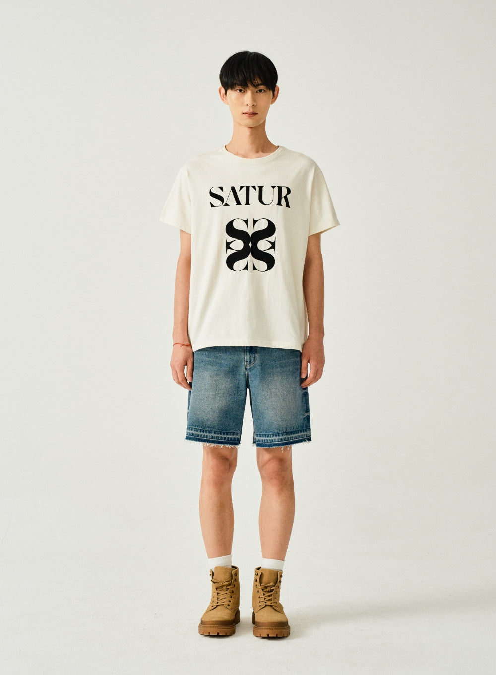 [satur] Satur All Day T-Shirt - Ivory