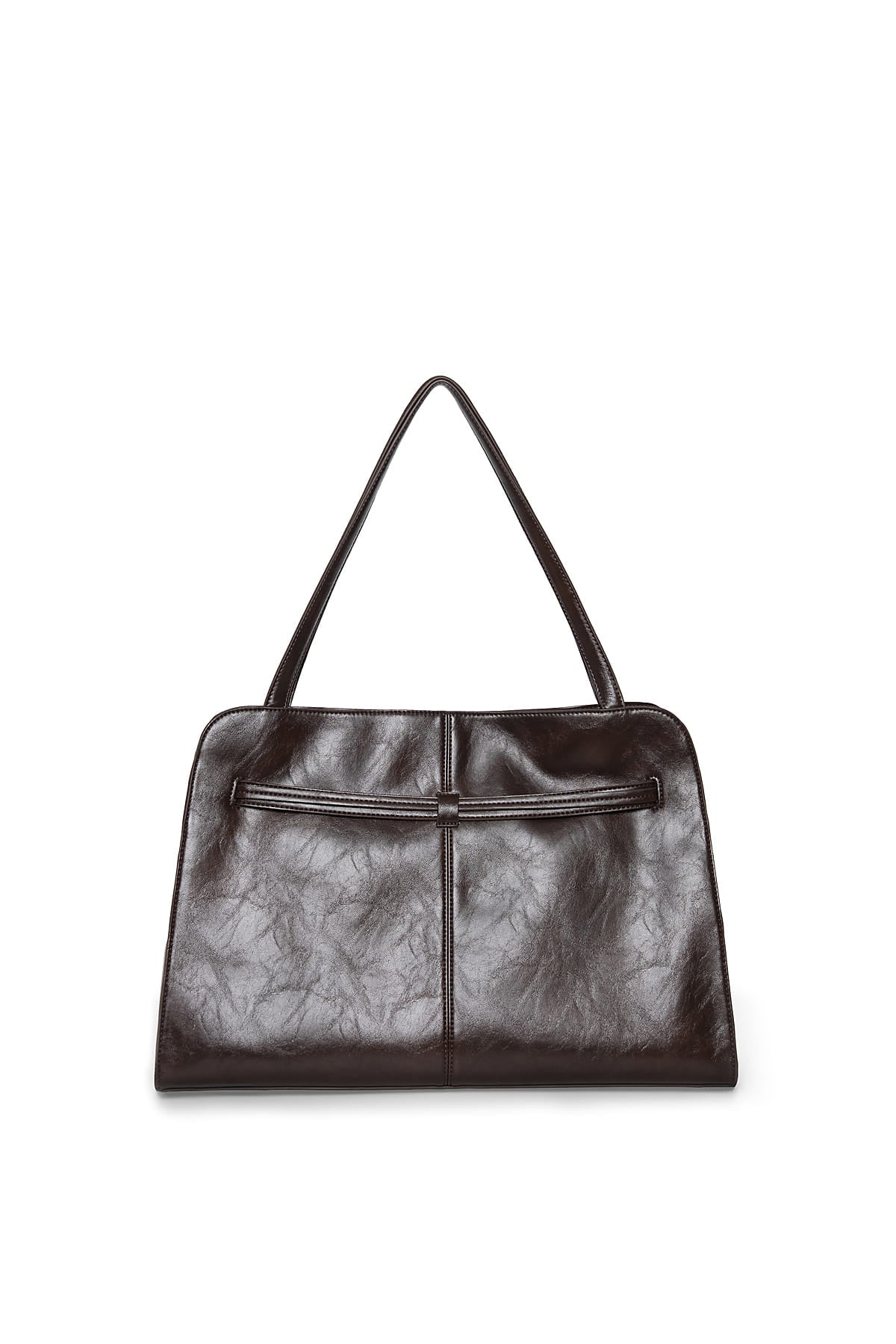 Matinkim Drop Tail Mellow Big Shoulder Bag IN Brown