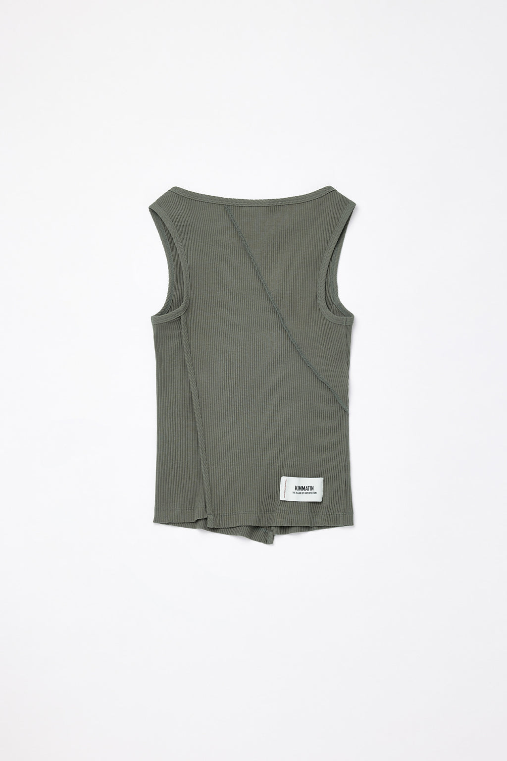 Matinkim Matin Kim Ribbed Slim Sleeveless IN Khaki