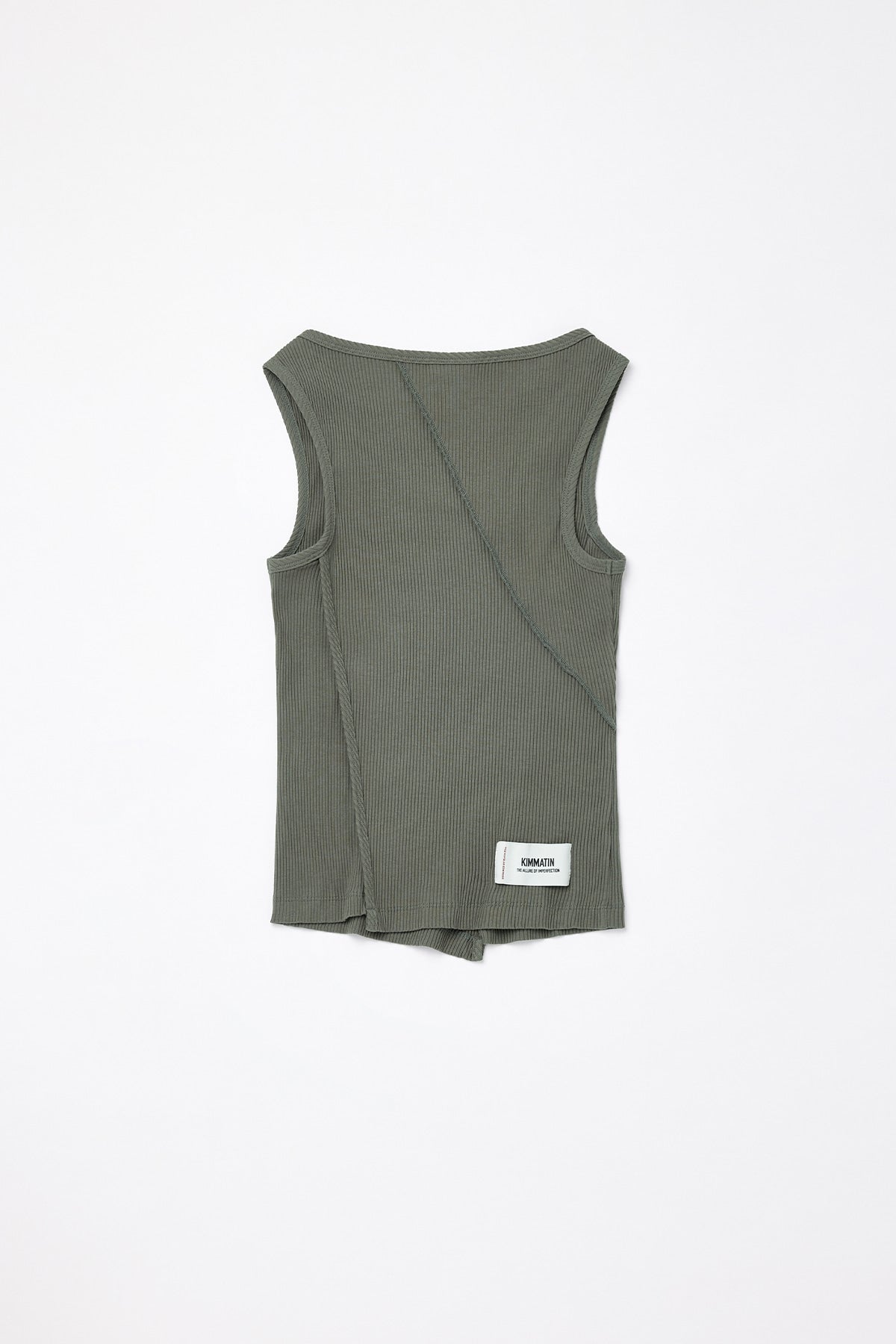 Matinkim Matin Kim Ribbed Slim Sleeveless IN Khaki
