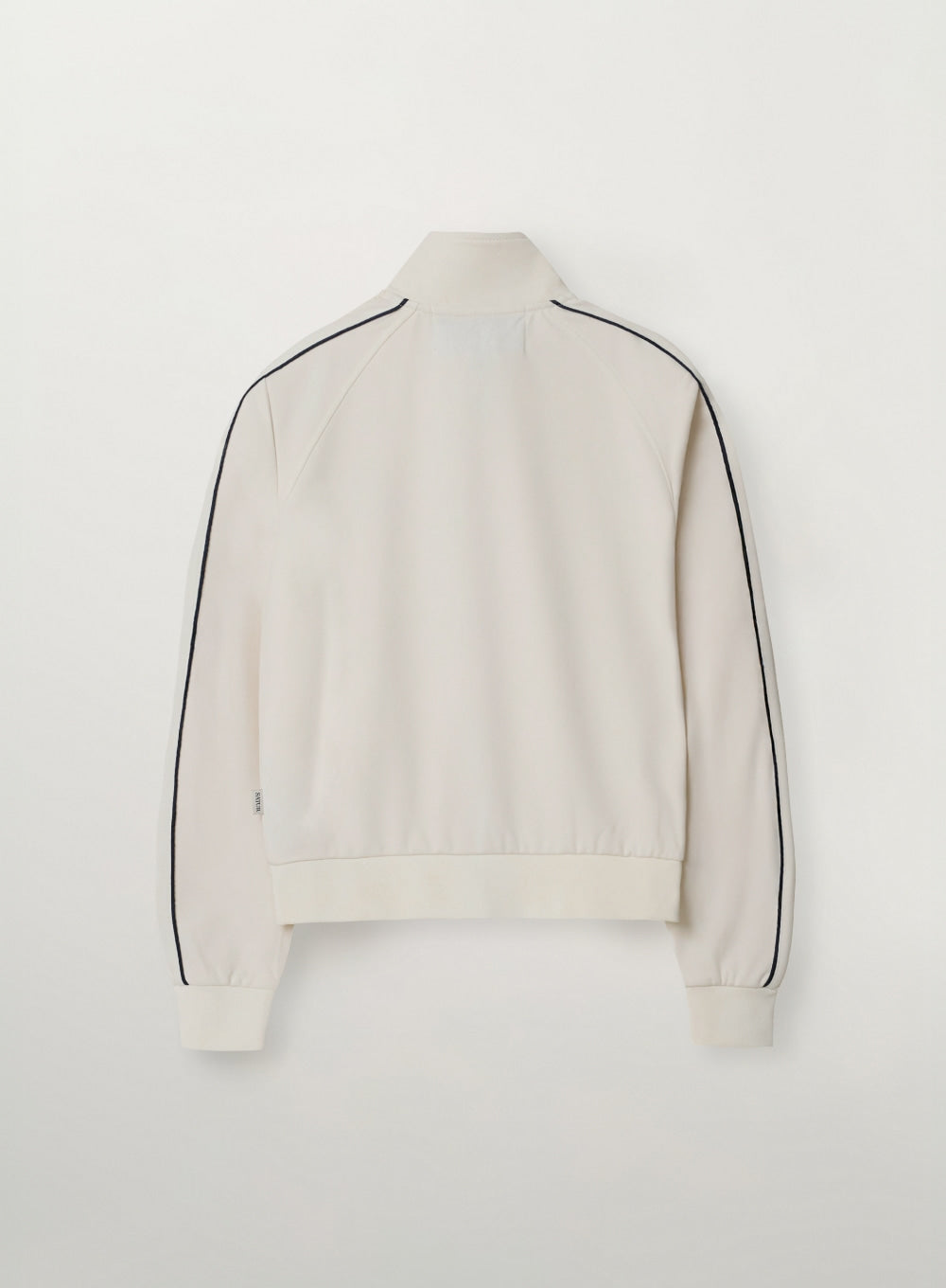 satur (W) Essential Lawton Track Zip-up Jacket - Cream - View 3