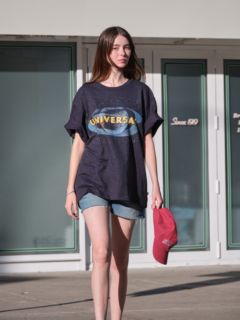 Low Classic Universal Oversized Tee Navy