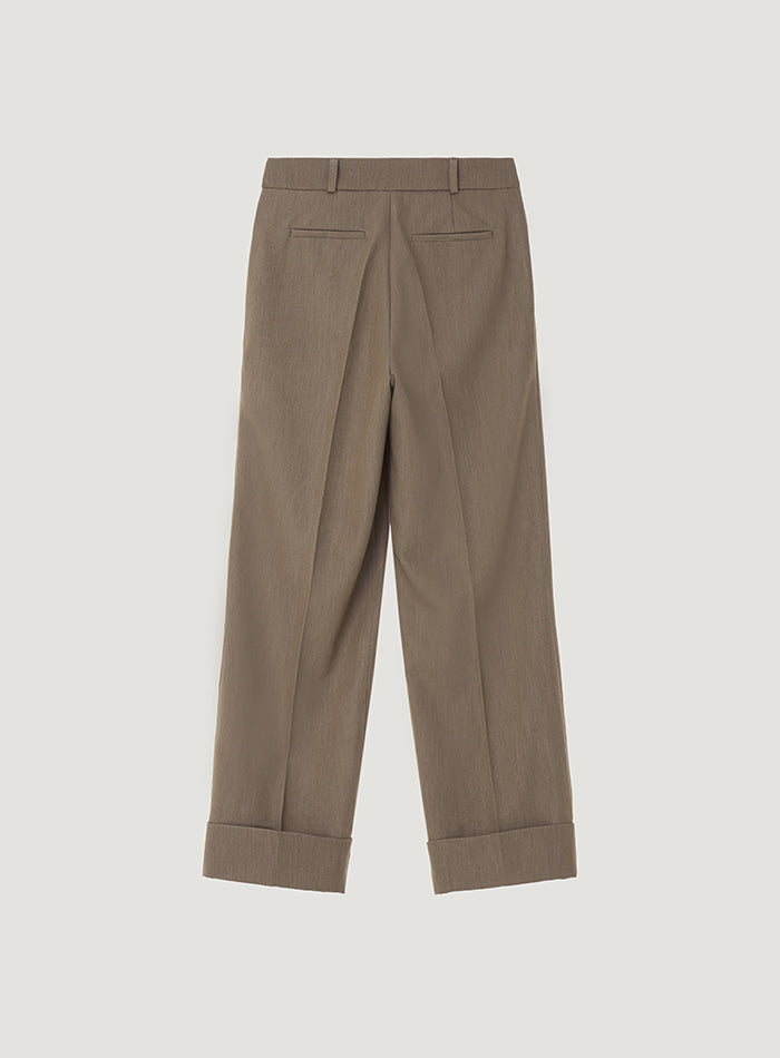 Mango Maniplease Tuck Wide Slacks Ver.2