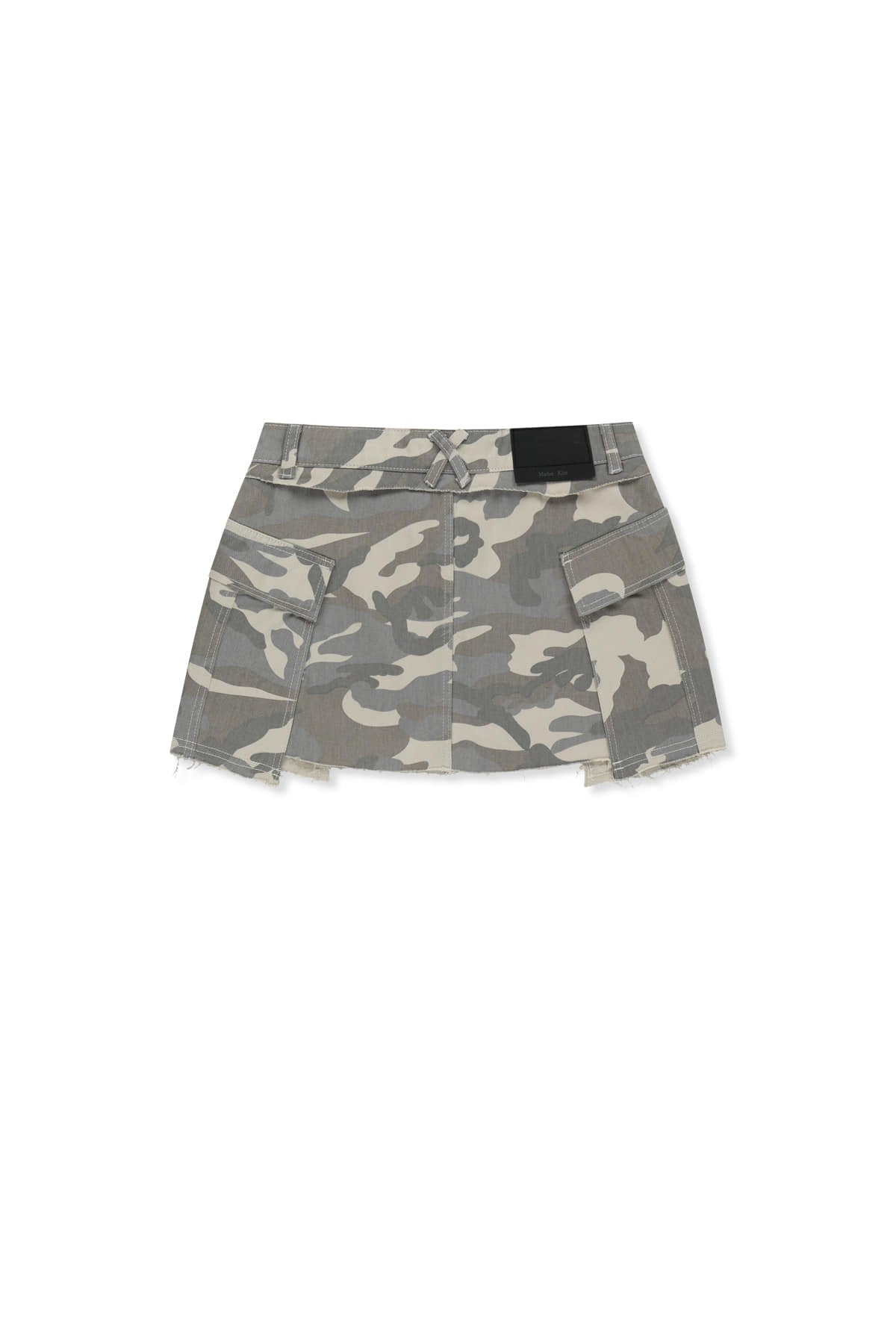 Matinkim Cargo Mini Denim Skort IN Beige